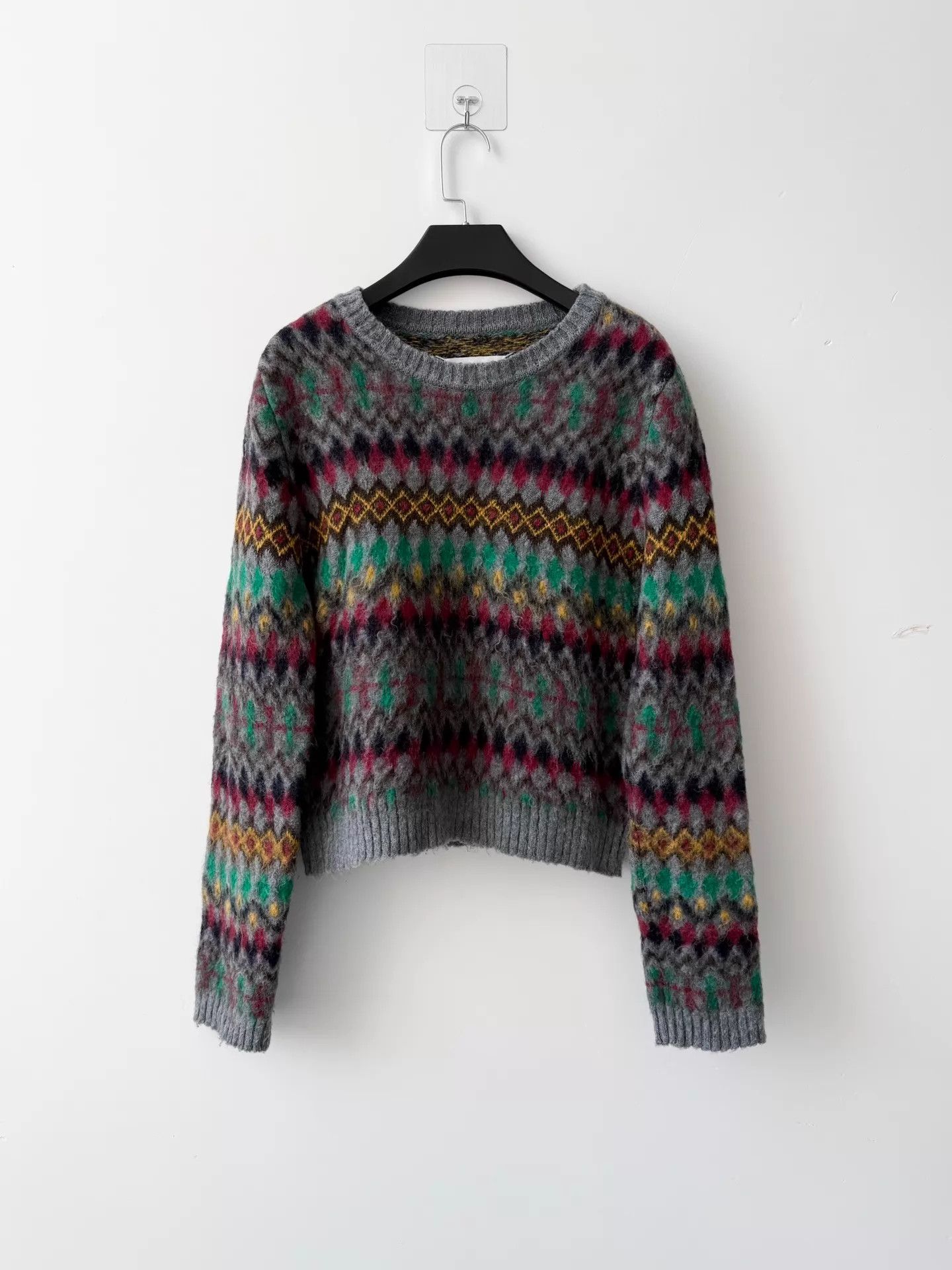 Maison Margiela Maison Margiela FW21 Women's ColorBlocked Wool LS M Size M / US 6-8 / IT 42-44 - 1 Thumbnail