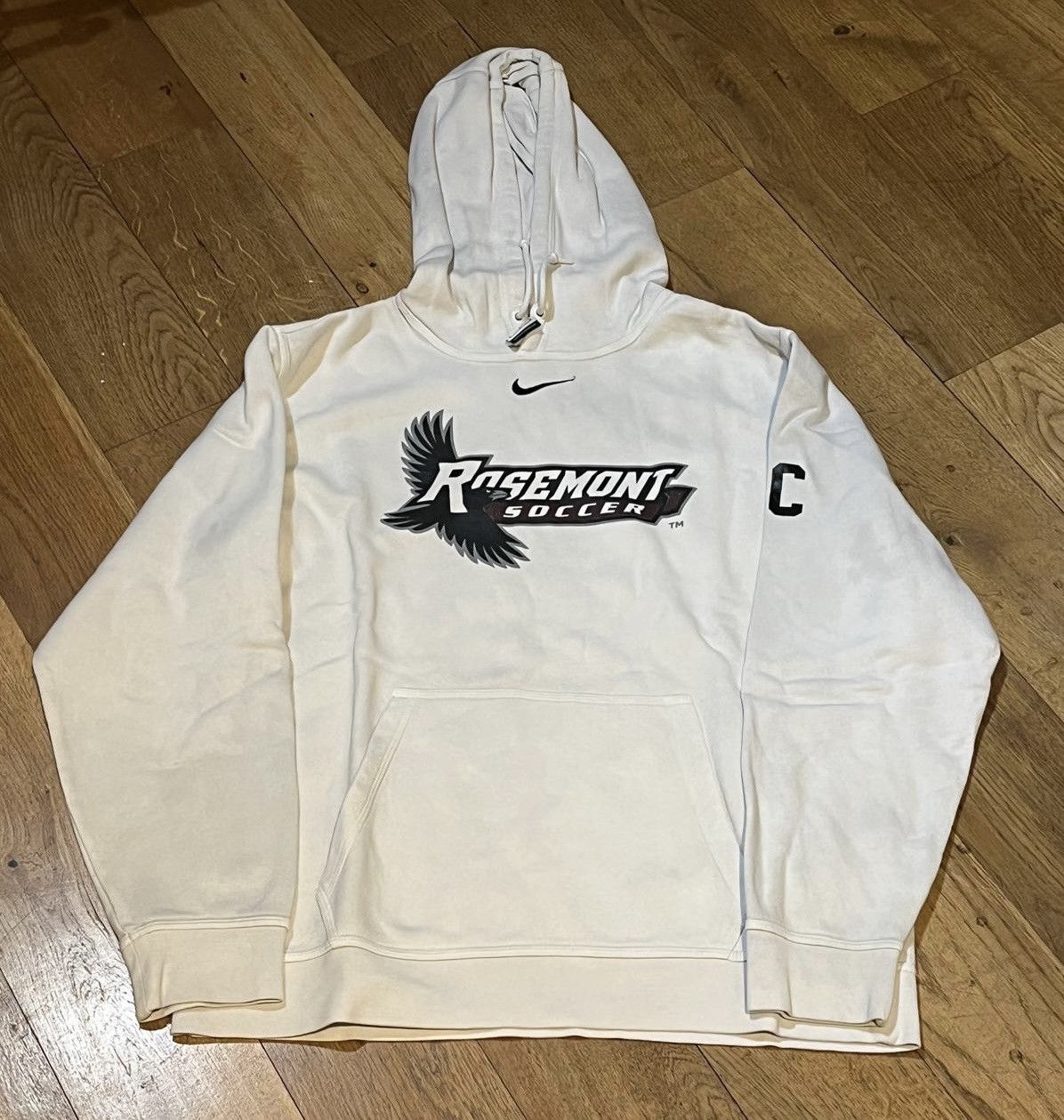 Nike White Nike Hoodie Size US M / EU 48-50 / 2 - 1 Thumbnail