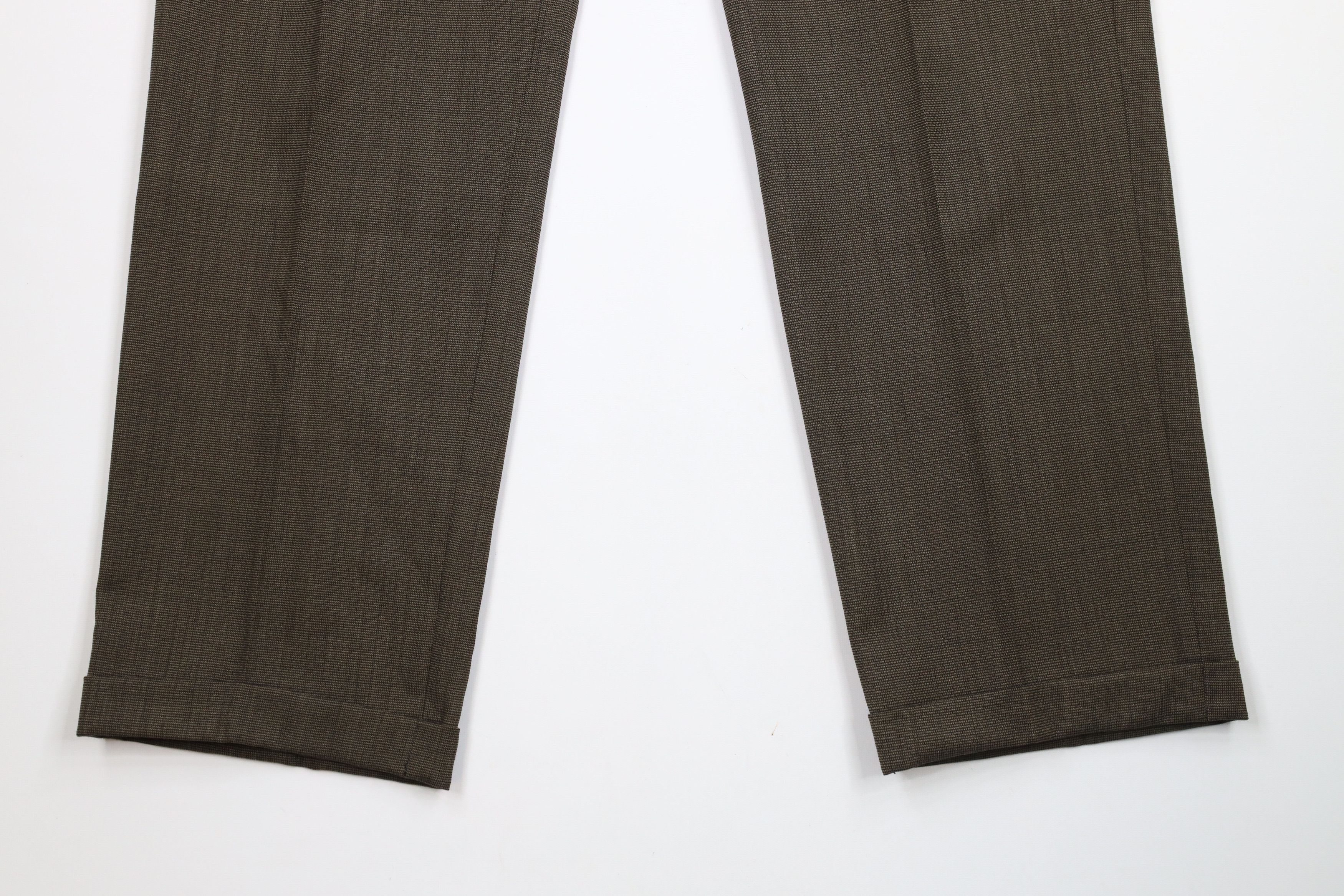 Vintage Vintage 90s Streetwear Cuffed Wide Leg Chino Pants Brown Size US 38 / EU 54 - 4 Thumbnail