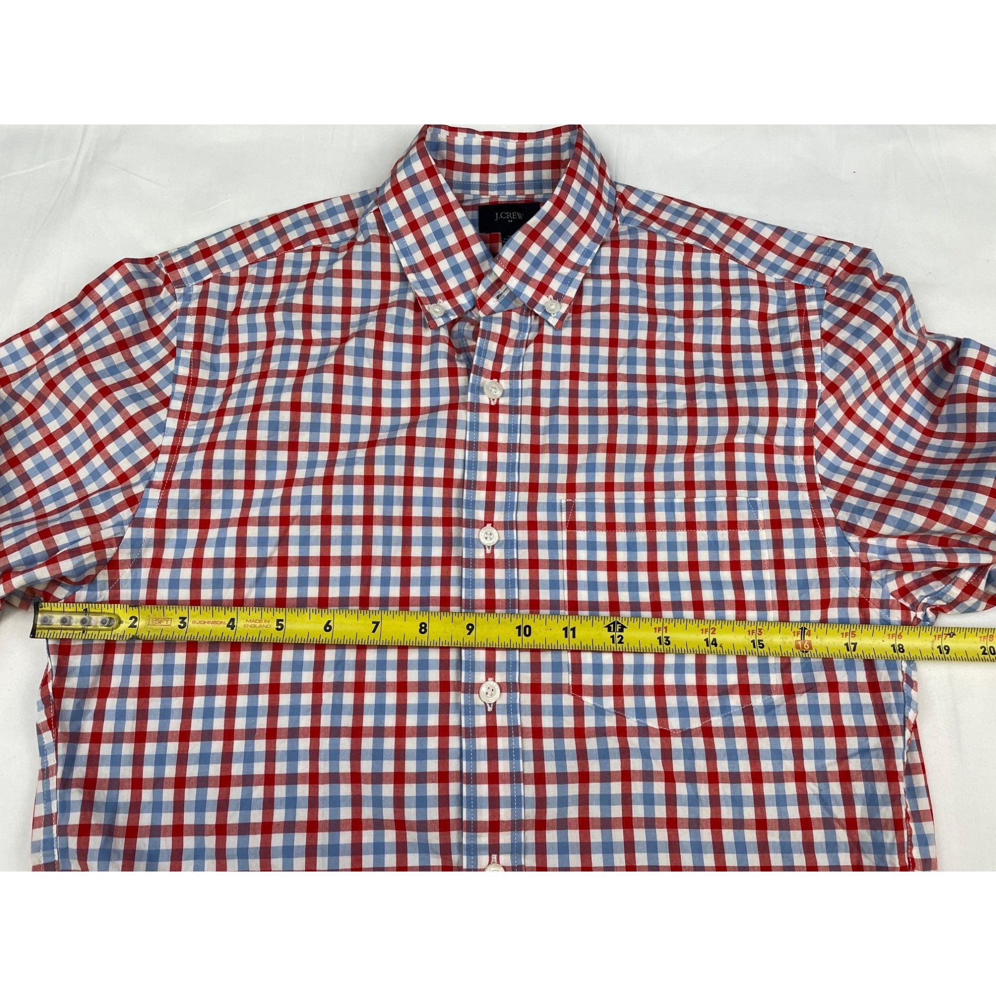 Other J Crew Men's Red/White/Blue Button up Shirt/Long Sleeves Siz Size US XS / EU 42 / 0 - 8 Thumbnail