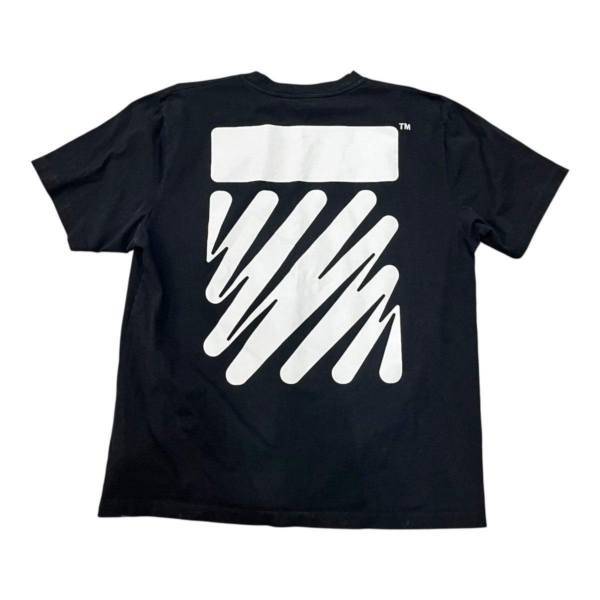 Off-White Off White Wave Diag Tee Size US XXL / EU 58 / 5 - 2 Thumbnail