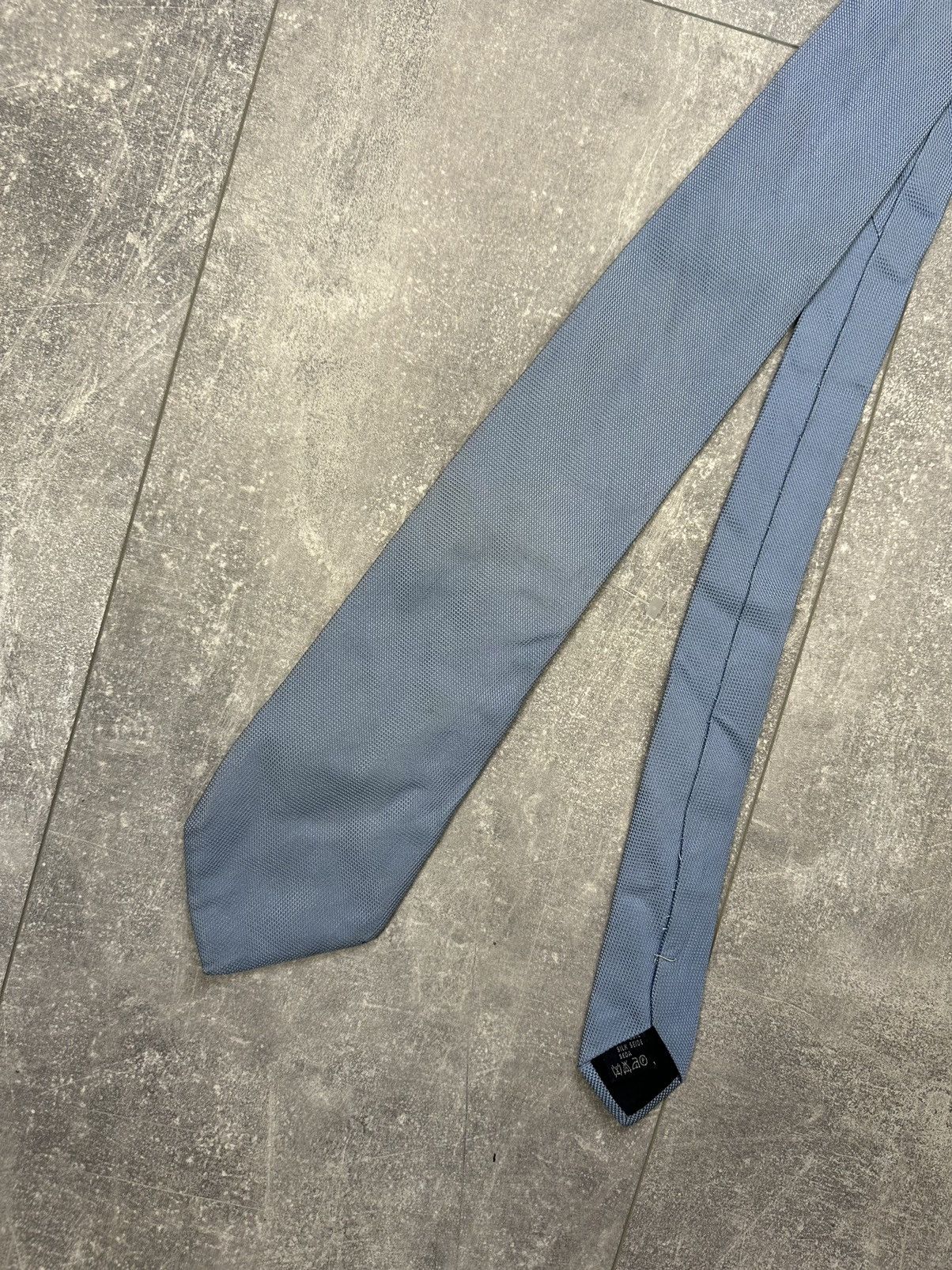 Burberry Men’s vintage blue tie Burberry Size ONE SIZE - 6 Thumbnail