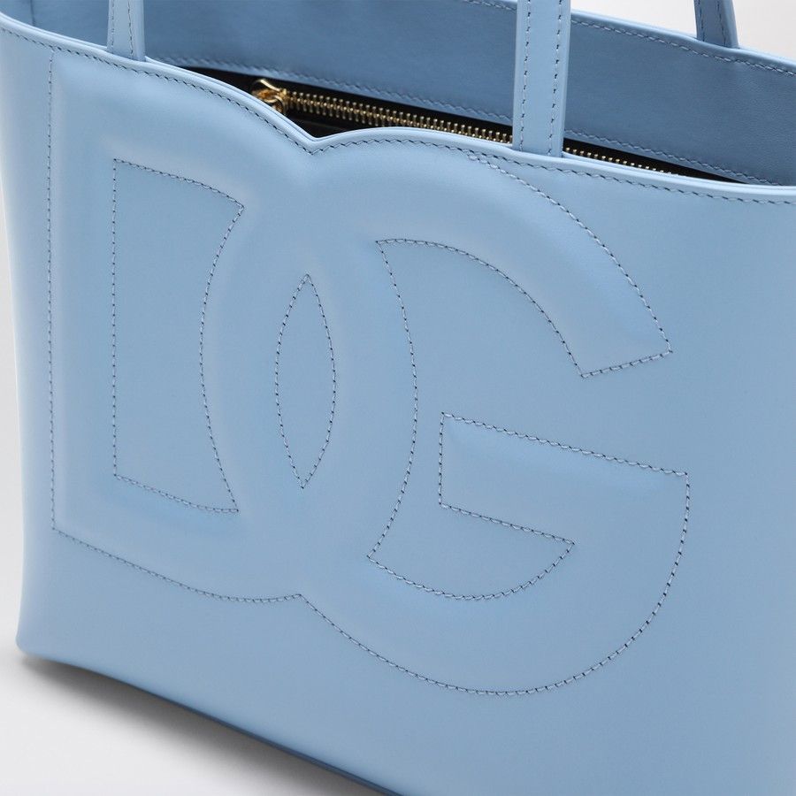 Dolce & Gabbana o1d2blof0824 Size : OS / Logo Small Tote Bag Light Blue Size ONE SIZE - 5 Thumbnail