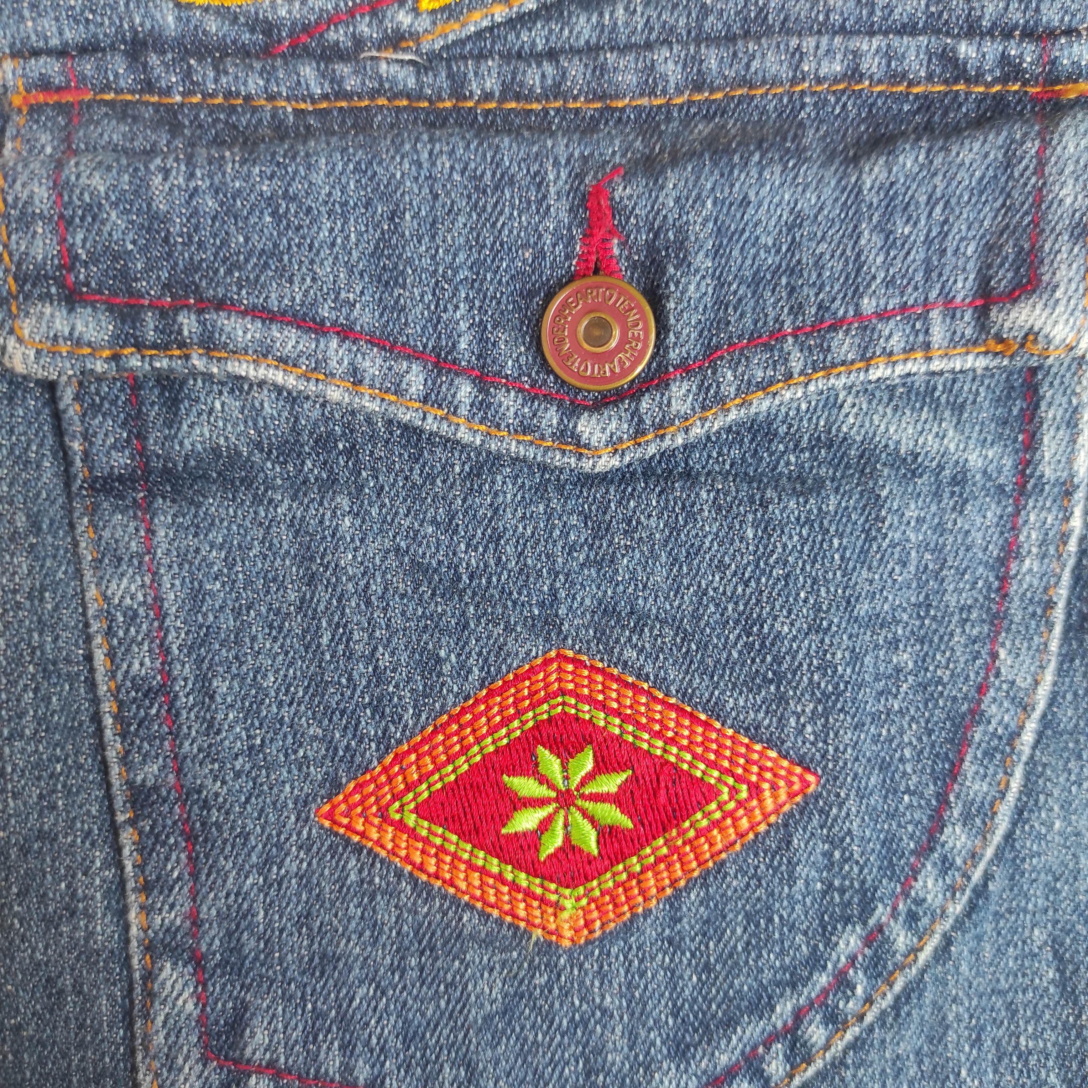 Hysteric Glamour Flare Jeans TENDER HEART NEW TRIBE Low Rise Boot cut Denim Size 28" / US 6 / IT 42 - 6 Thumbnail
