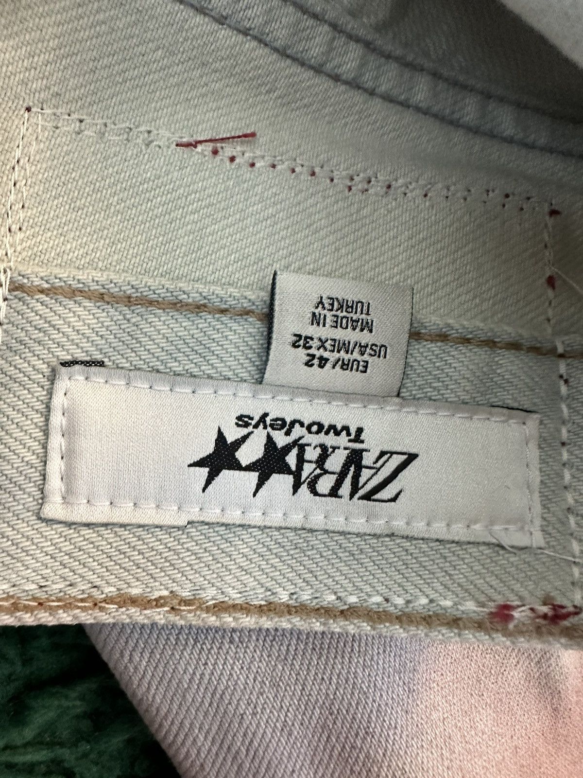 Japanese Brand Two Jeys straight fit denim Size US 32 / EU 48 - 4 Thumbnail