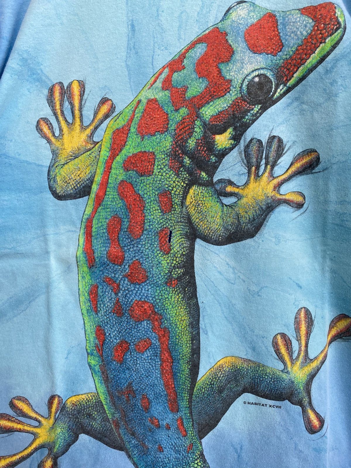 Habitat × Vintage Vintage Habitat Leopard Gecko Tie Dye Shirt Size US XL / EU 56 / 4 - 2 Thumbnail
