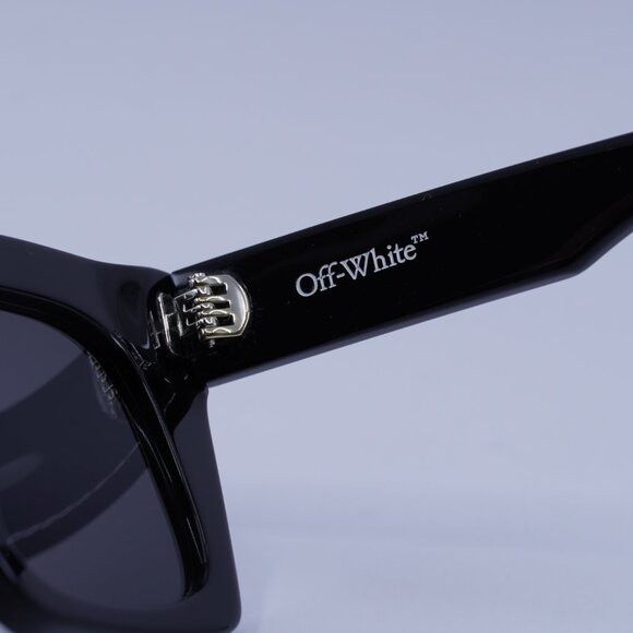 Off-White Off-White OERI13Y SELMA 1007 Sunglasses Black Square Frame Size ONE SIZE - 6 Thumbnail