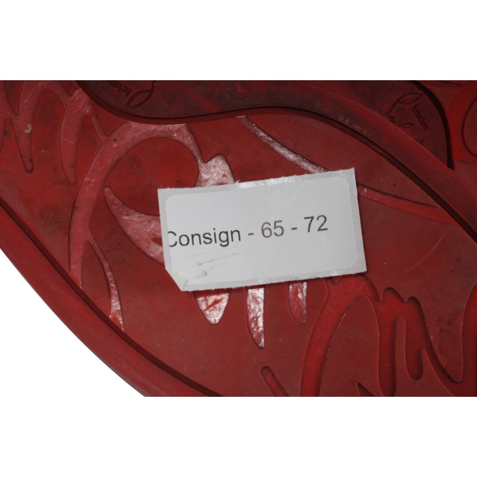 Christian Louboutin Louis Jr's Red Spike Suede Trainers Sneakers Low Top Size US 9 / EU 42 - 10 Thumbnail