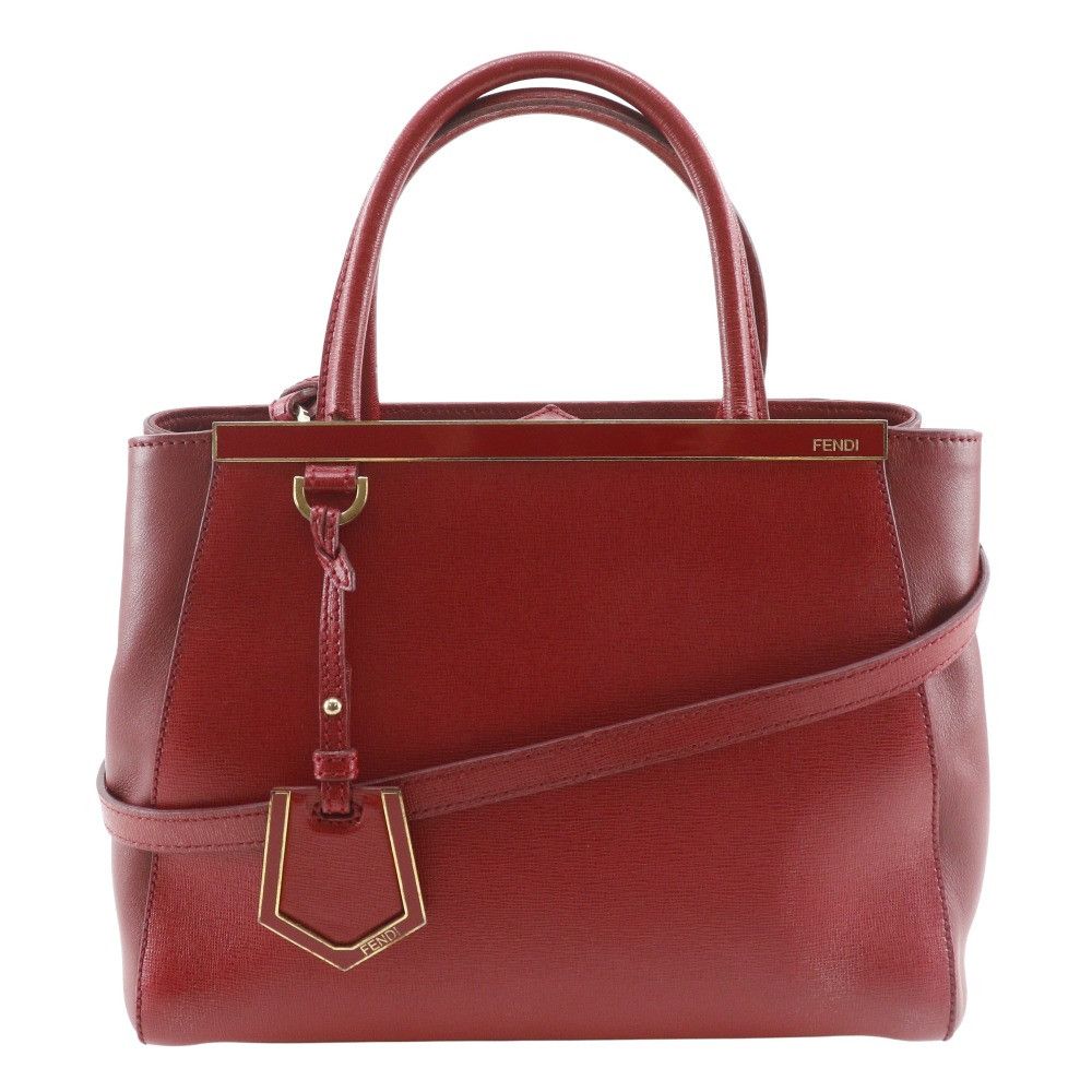 Fendi Fendi Fendi Petit 2Jours Leather Handbag Leather Handbag 8BH253 DUTY FREE for USA Size ONE SIZE - 1 Thumbnail