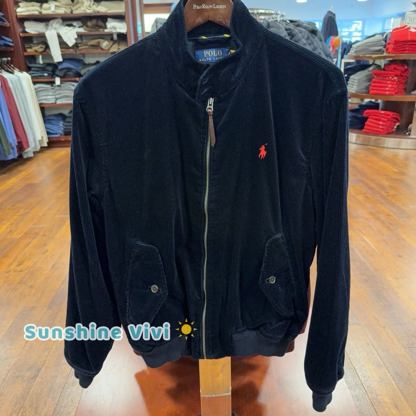 Polo Ralph Lauren NWT Polo Ralph Lauren Men Stretch Corduroy Jacket Navy Large Size US L / EU 52-54 / 3 - 1 Thumbnail