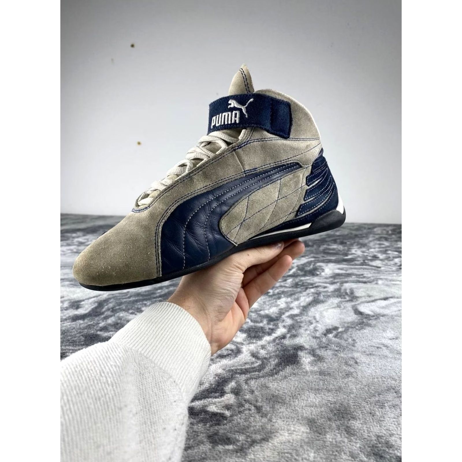 Puma VINTAGE PUMA Mid Speedcat Sneakers Moto F1 Women Size 39 Blue Size US 9 / IT 39 - 6 Thumbnail