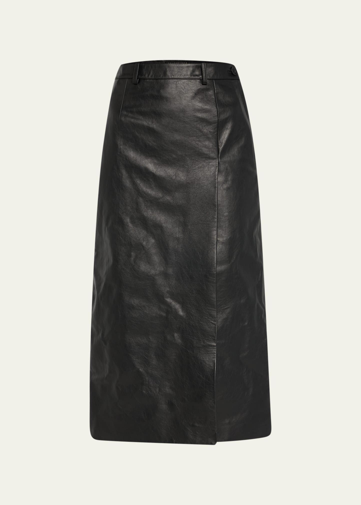 o1w1db10625 Slit Tailored Skirt in Black