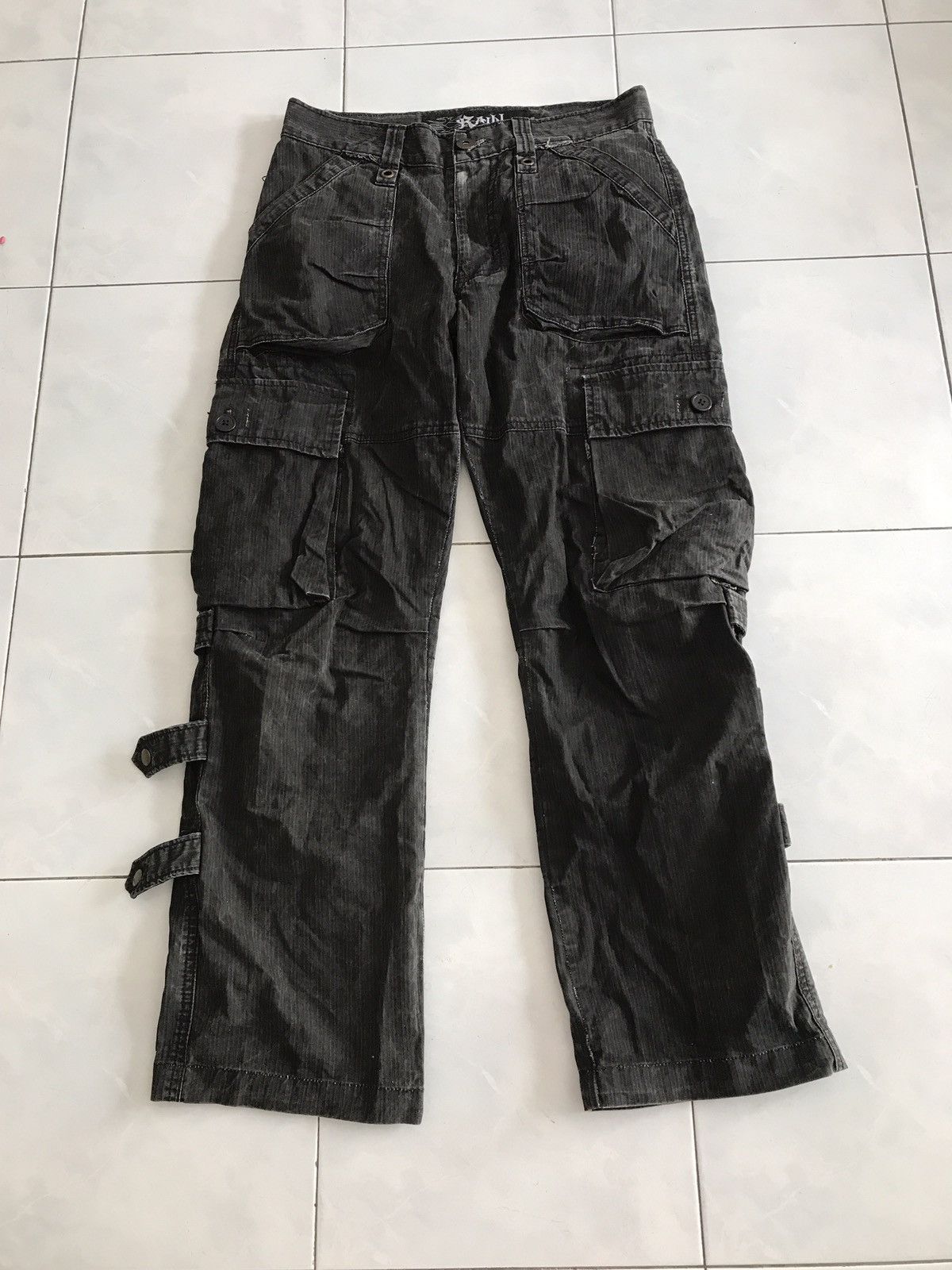 Japanese Brand Rain six pocket punk bondage design pants Size US 31 - 1 Thumbnail
