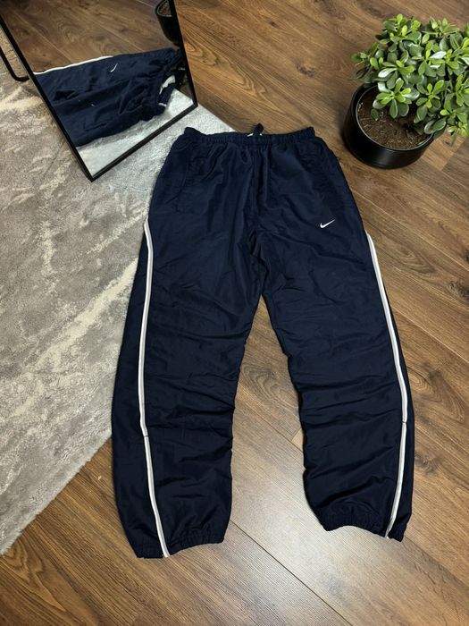 Nike 00s Nike Vintage Nylon Joggers Parachute Baggy Pants Drill