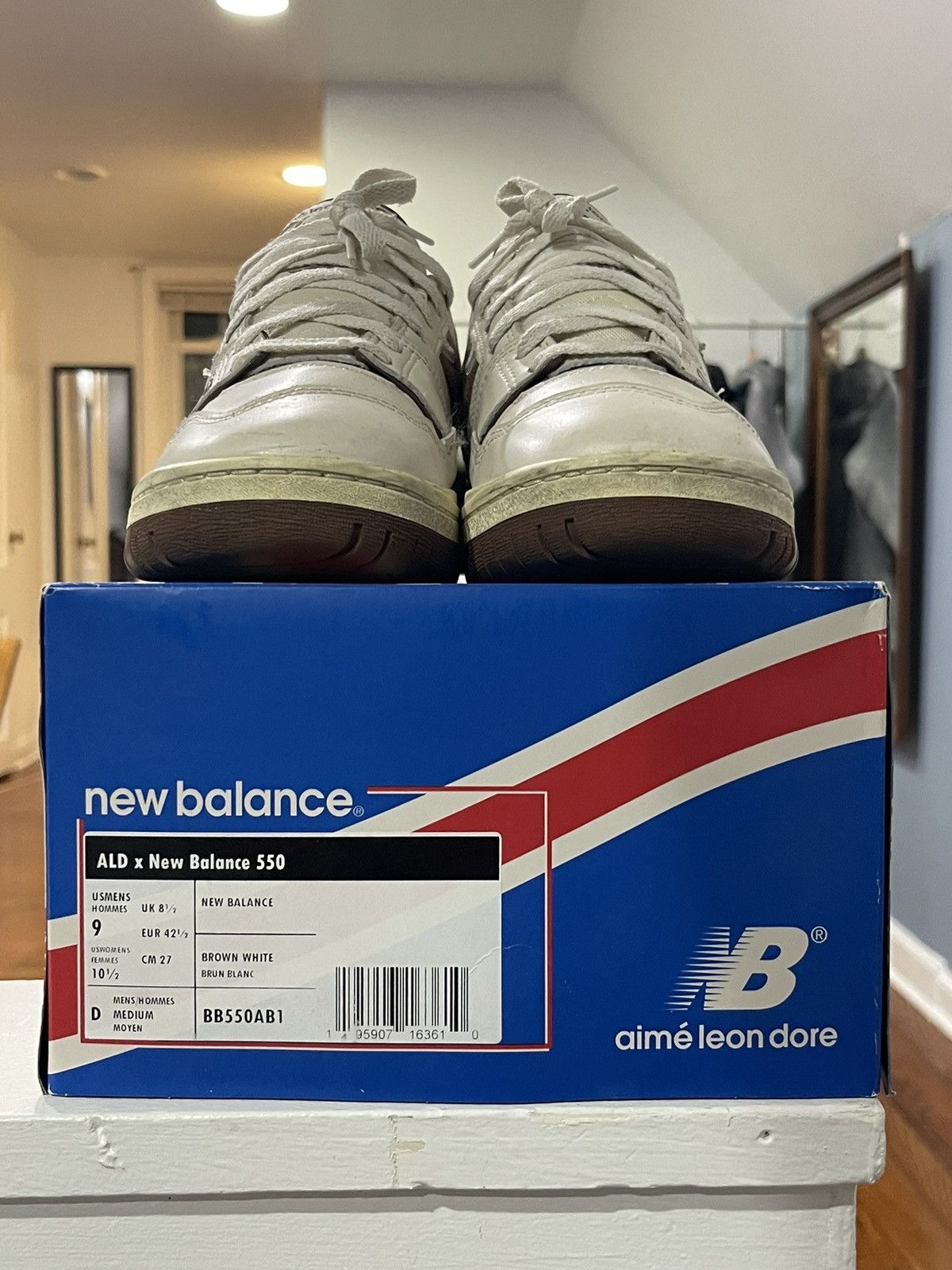 Aime Leon Dore × New Balance New Balance 550 x Aime Leon Dore "Brown" Size US 9 / EU 42 - 4 Thumbnail
