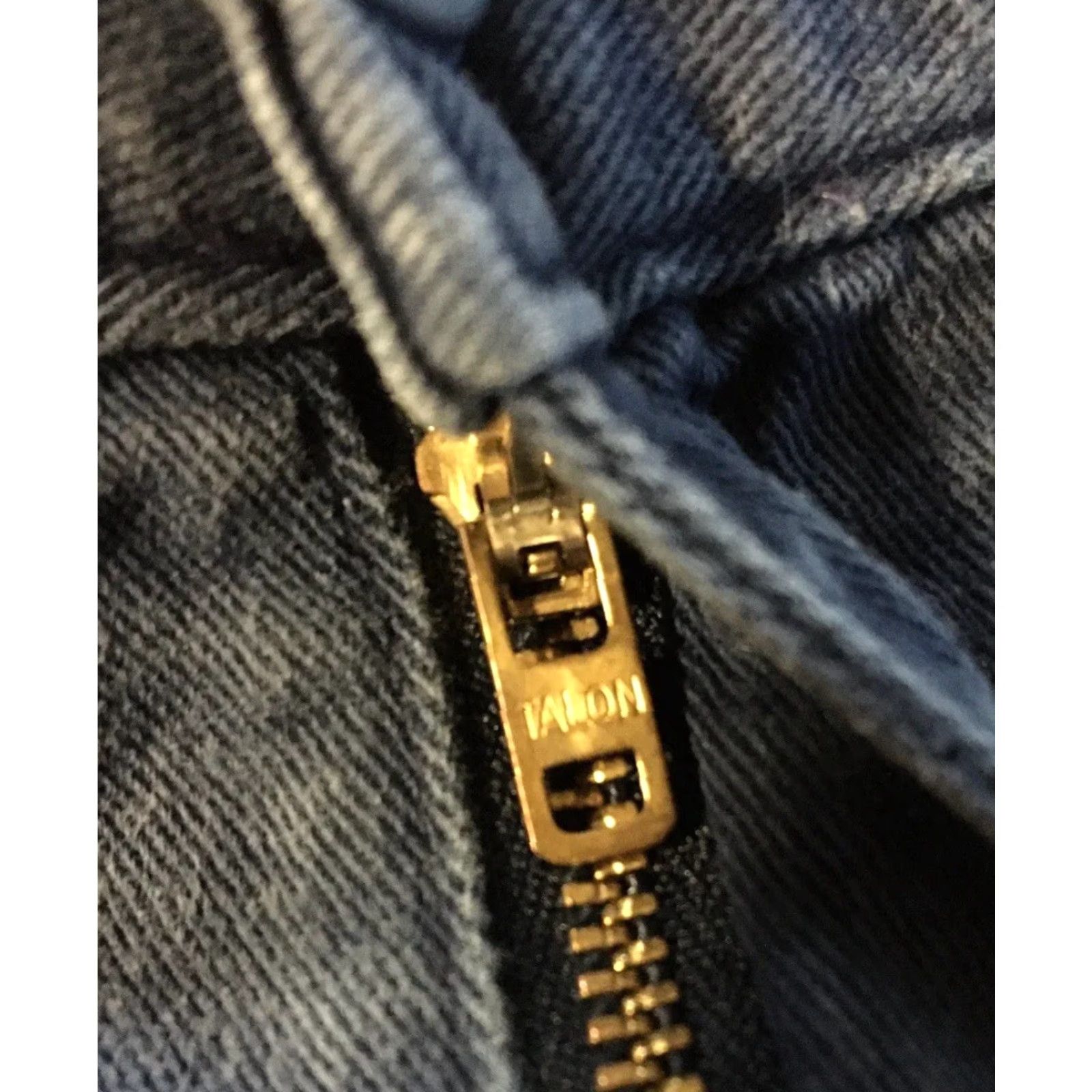 Vintage VINTAGE Faded Pleated Chino Pants 34/30 Blue Talon Zipper 80s 90s Grunge Army Biker Trucker Military Mens Pants Size US 34 / EU 50 - 7 Thumbnail