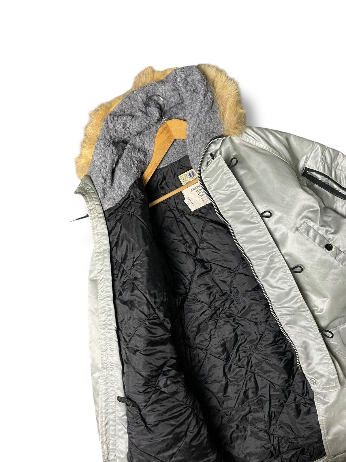 If Six Was Nine × Le Grande Bleu (L.G.B.) × Vintage Arctic Parkas Brand Mink Fur Hooded Jacket (59) Size US L / EU 52-54 / 3 - 11 Thumbnail