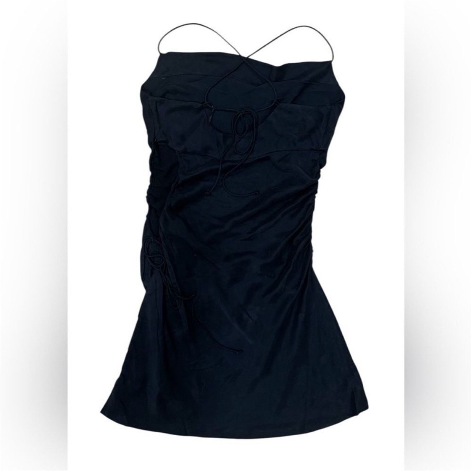 For Love & Lemons NWT For Love & Lemons $182 Black Slip Mini Dress Size M Size M / US 6-8 / IT 42-44 - 5 Thumbnail