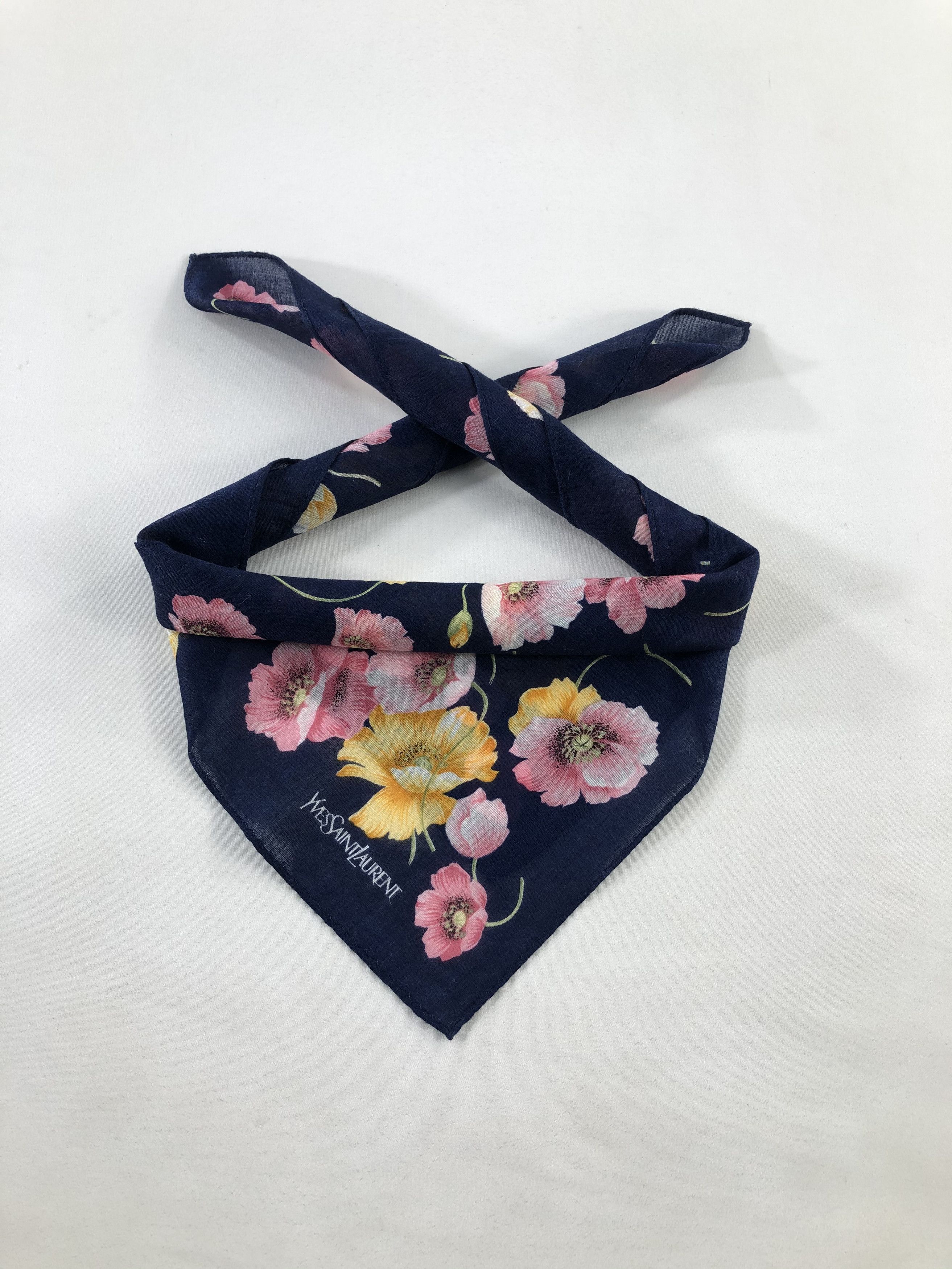 Vintage × Yves Saint Laurent Yves Saint Laurent Handkerchief / Bandana / Neckerchief Size ONE SIZE - 1 Thumbnail