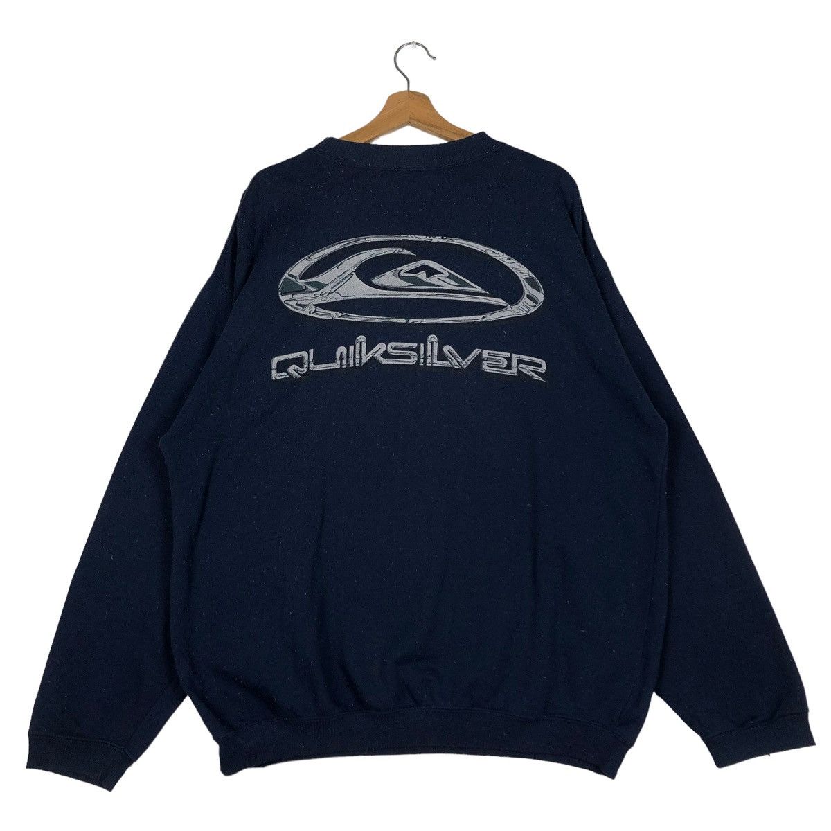 Quiksilver 🔥Vintage Sweatshirt Crewneck Quicksilver Big Logo Skate Size US M / EU 48-50 / 2 - 1 Thumbnail