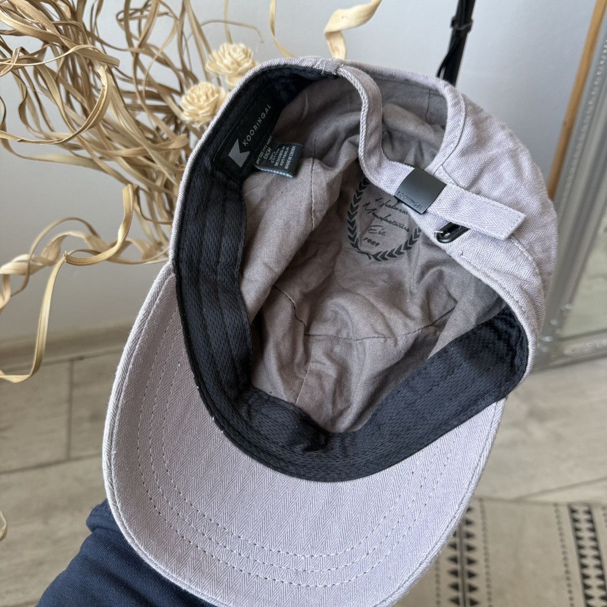 If Six Was Nine 2000s Vintage Y2K Cadet cap Military Dad Hat kapital vibe Size ONE SIZE - 6 Thumbnail