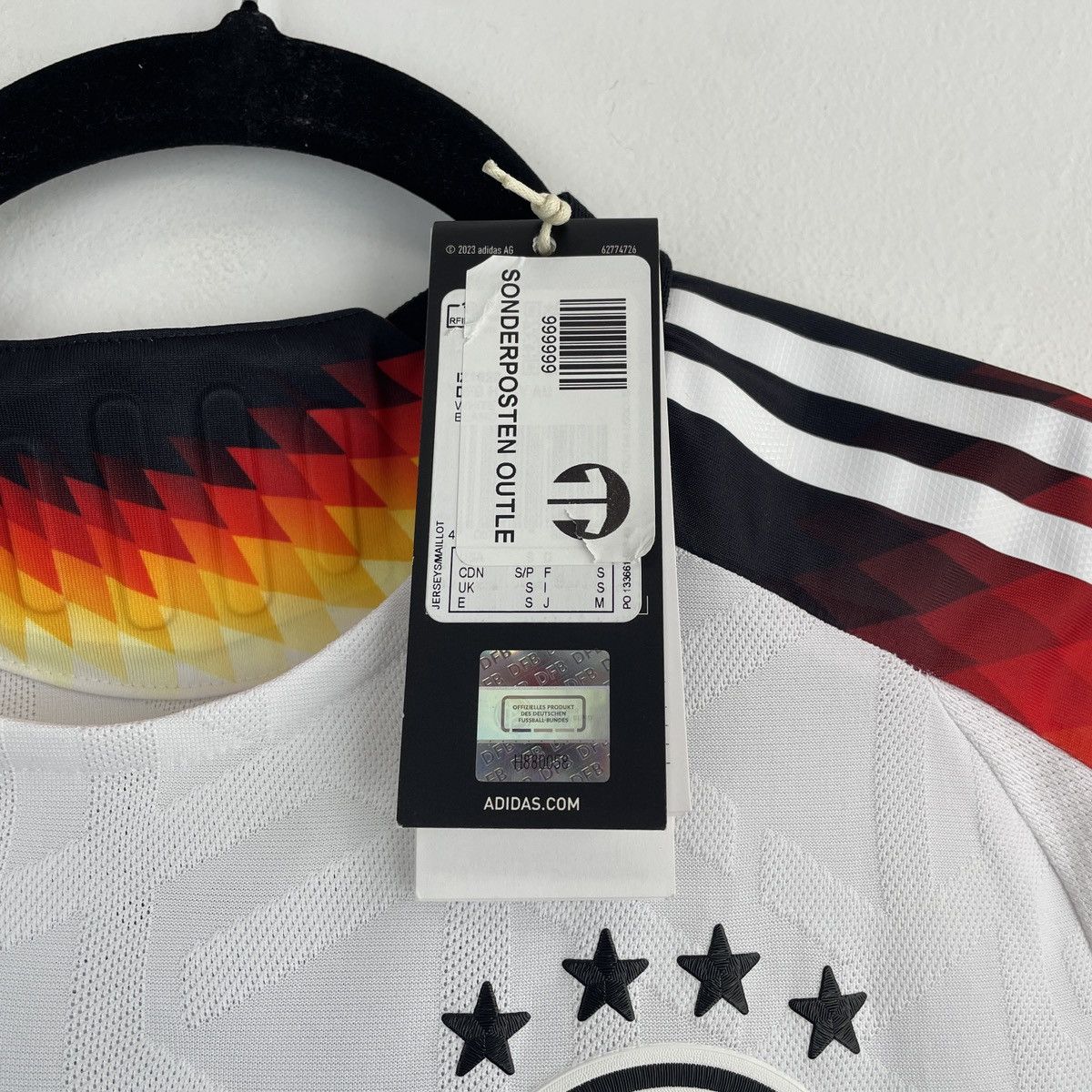 Adidas Germany Sane Adidas Authentic HEAT.RDY Jersey Euro 2024 S Size US S / EU 44-46 / 1 - 8 Thumbnail
