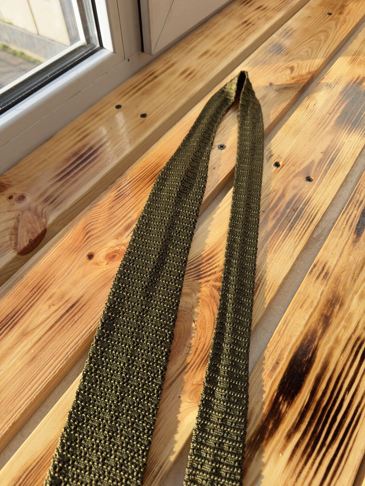 Japanese Brand Archive Retro Luxury Vintage Kapital Yohji Style Knit Tie Size ONE SIZE - 4 Thumbnail