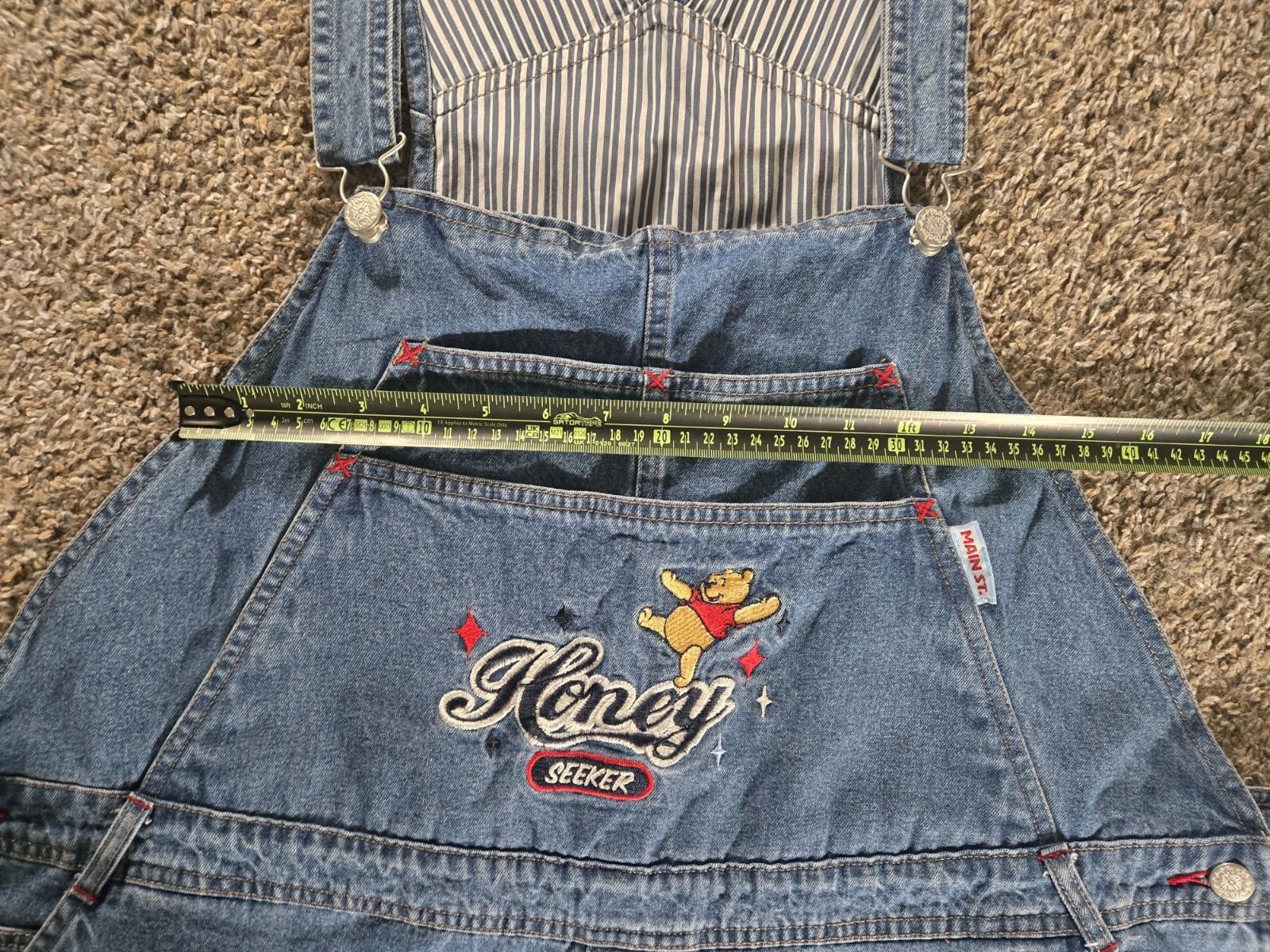 Disney Winnie The Poo "Honey Seeker" Main Street Disney Bib 26W/28W Size 42" / US 20 - 5 Thumbnail