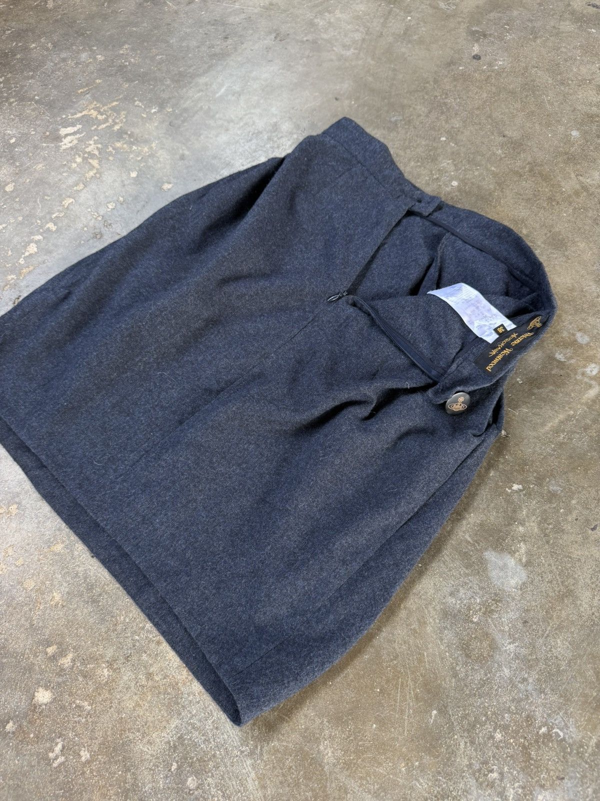 Vivienne Westwood Vintage Vivienne Westwood Anglomania Asymmetrical Wool Skirt Size 28" / US 6 / IT 42 - 2 Thumbnail