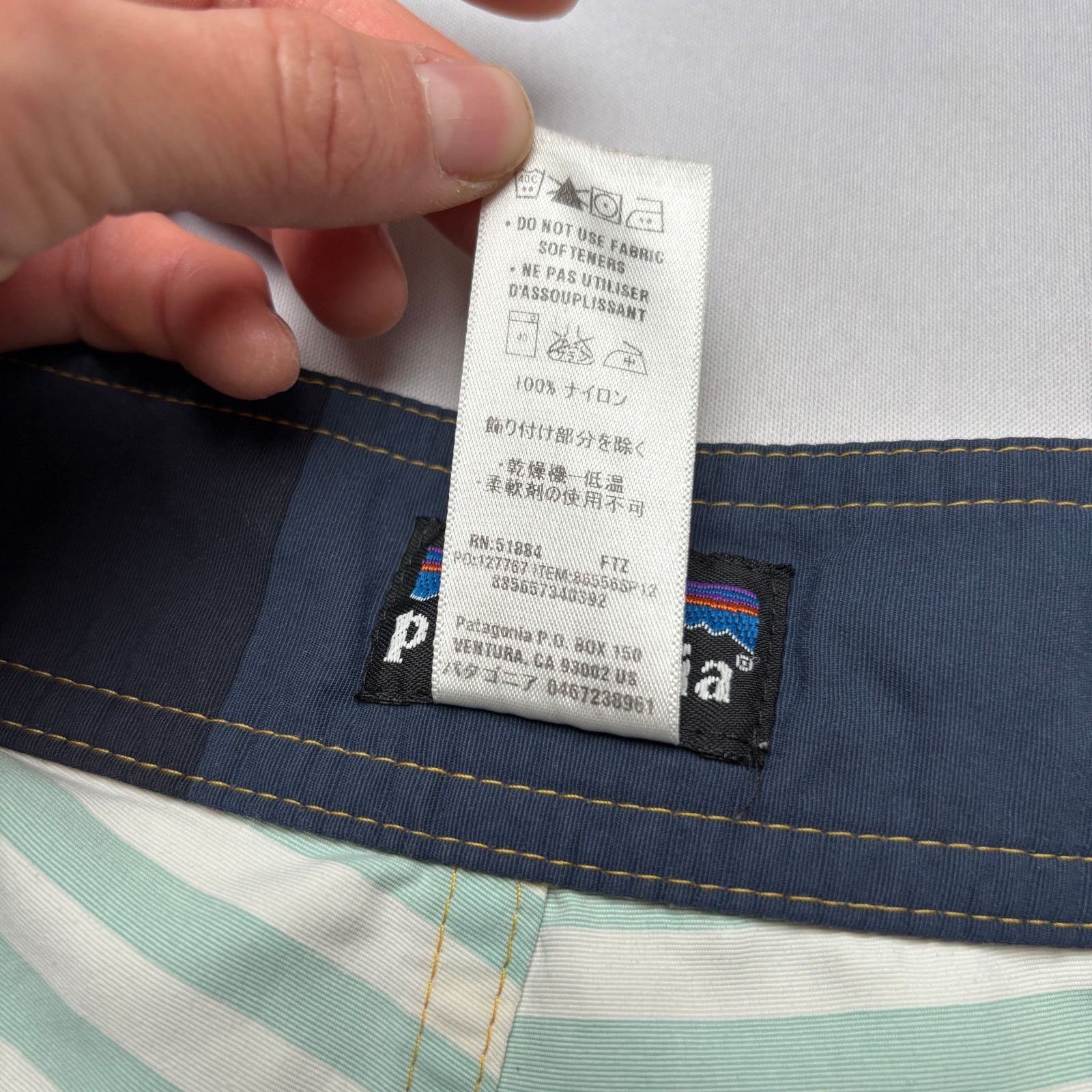 Patagonia Patagonia Wavefarer 9.5" Board Shorts Men's 35 Fitz Stripe Size US 34 / EU 50 - 4 Thumbnail