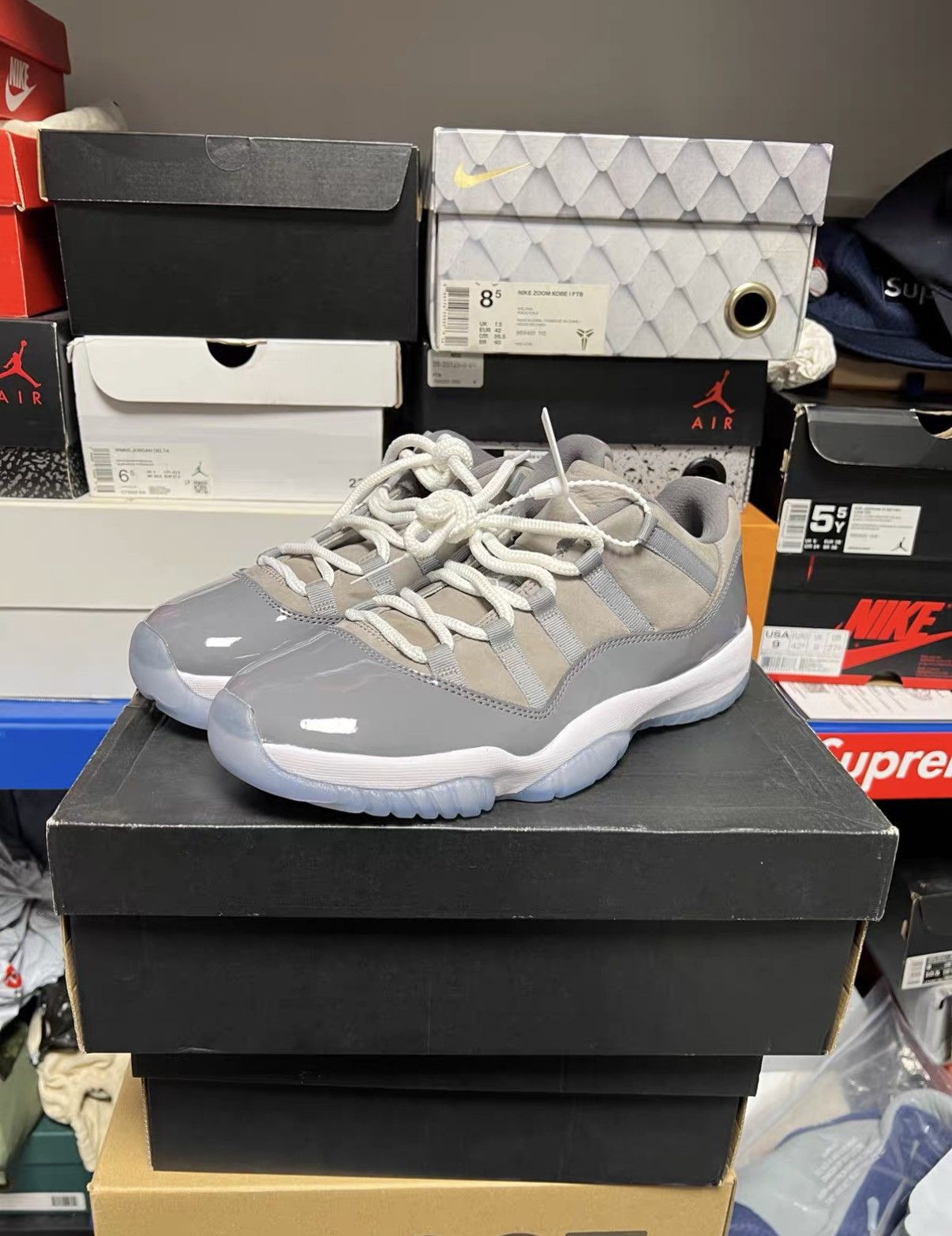 Jordan Brand Air Jordan 11 Low Cool Grey J42 Size US 10 / EU 43 - 1 Thumbnail