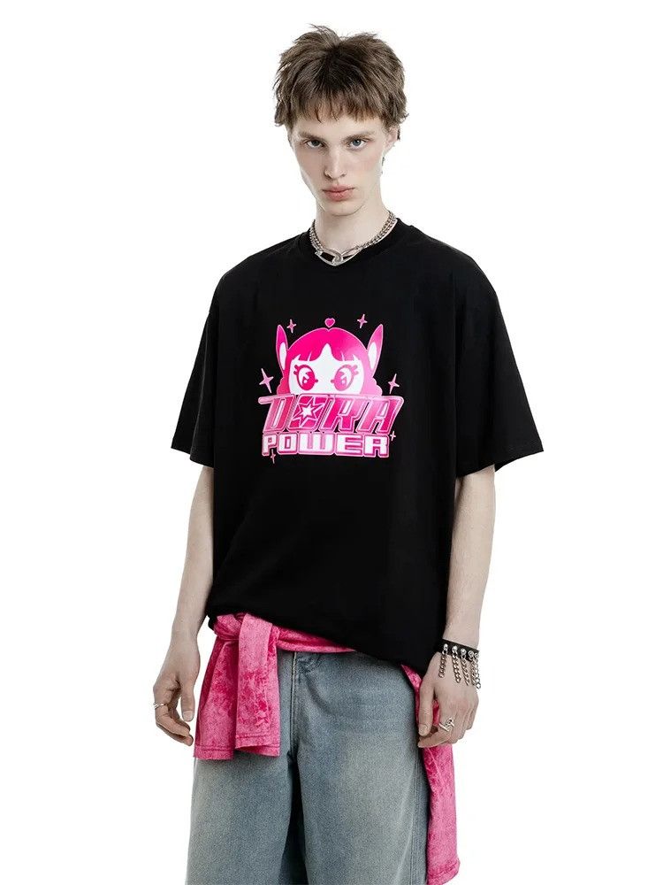 Other Aesthetic Oversized POWER T-Shirt Size US L / EU 52-54 / 3 - 2 Thumbnail