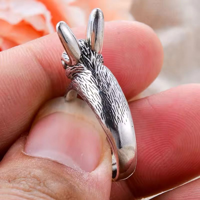Jewelry Lovely Rabbit Rings Size ONE SIZE - 6 Thumbnail