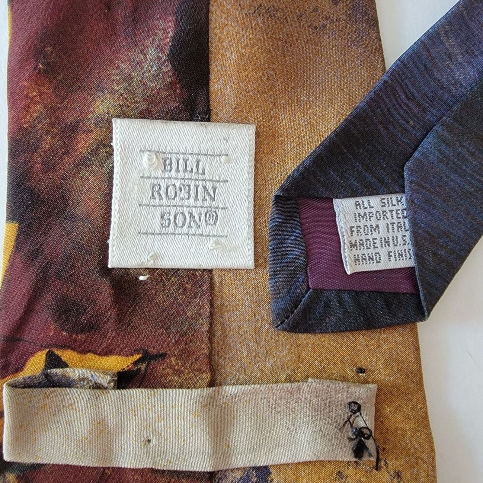 Other Bill Robinson Tie British Ship of the Line Classic -All Silk Size ONE SIZE - 4 Thumbnail