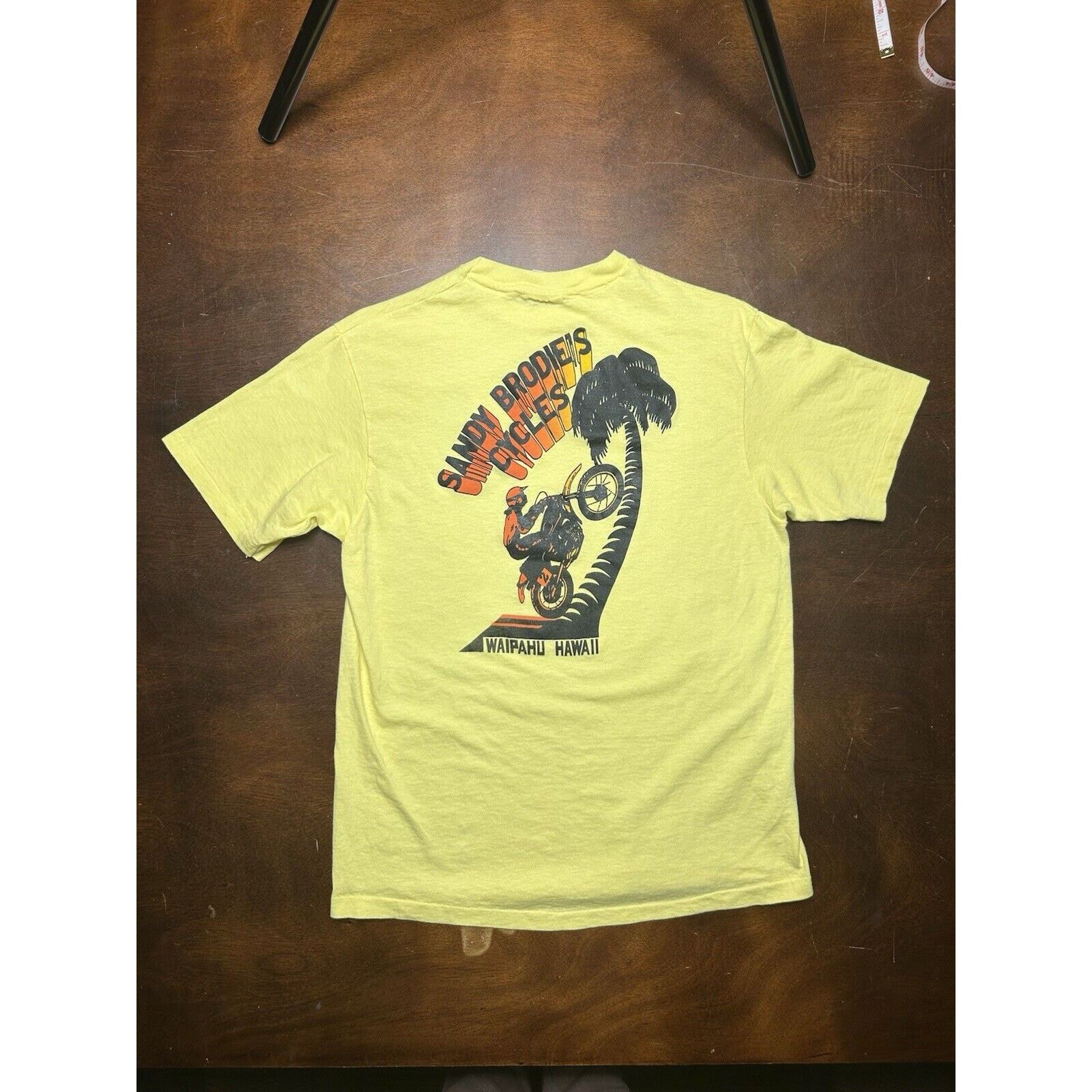 Hanes VTG 70s/80s Hawaii AMA Motorcycle Racing Honda Yamaha Shirt Size US L / EU 52-54 / 3 - 10 Thumbnail