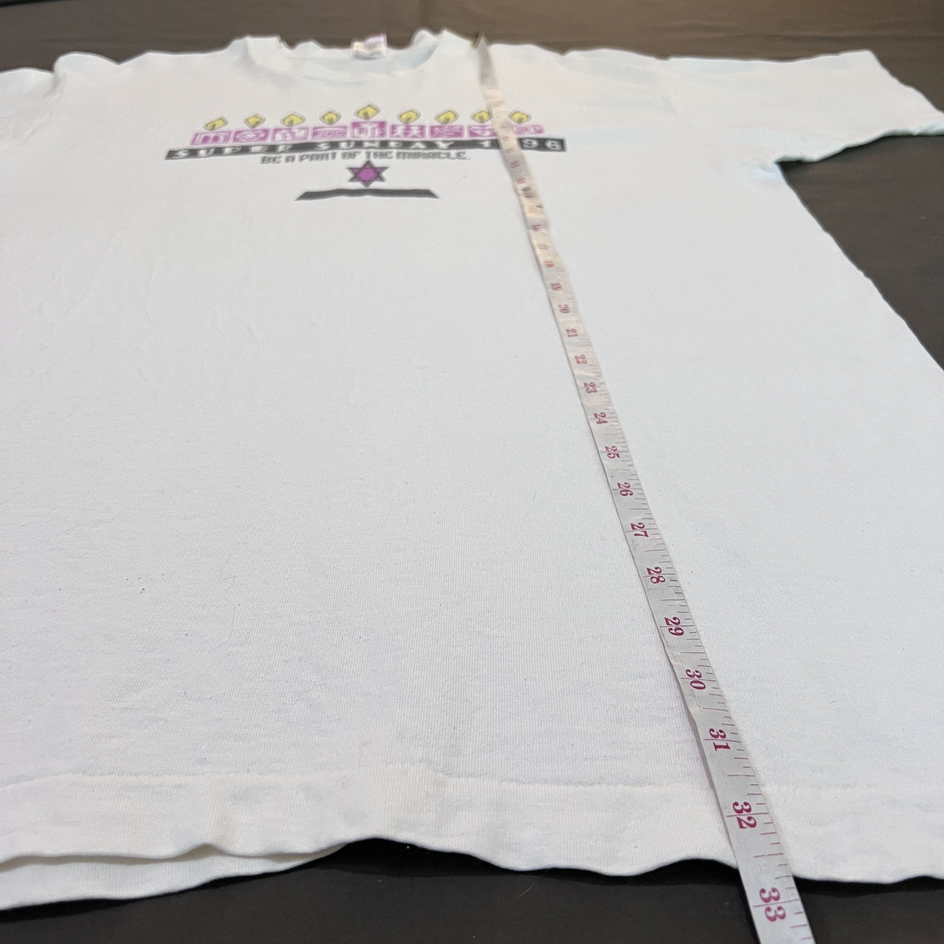 Vintage Vintage 90s Super sunday 1996 Bible Holy God Jesus Tee XL Size US XL / EU 56 / 4 - 6 Thumbnail