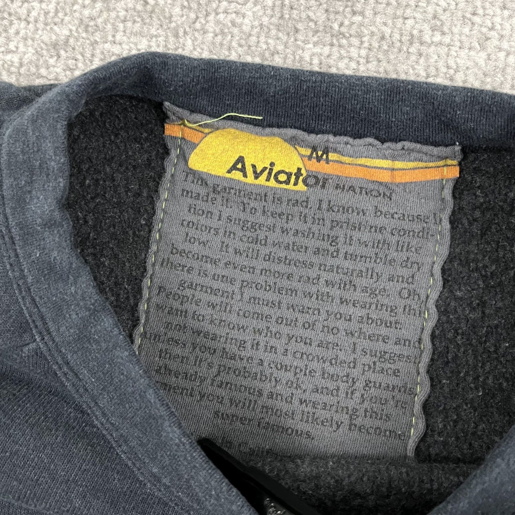 Aviator Nation Aviator Nation Sweatshirt Womens Medium Gray Cropped Rainbow Lightning Bolt Crew Size M / US 6-8 / IT 42-44 - 4 Thumbnail
