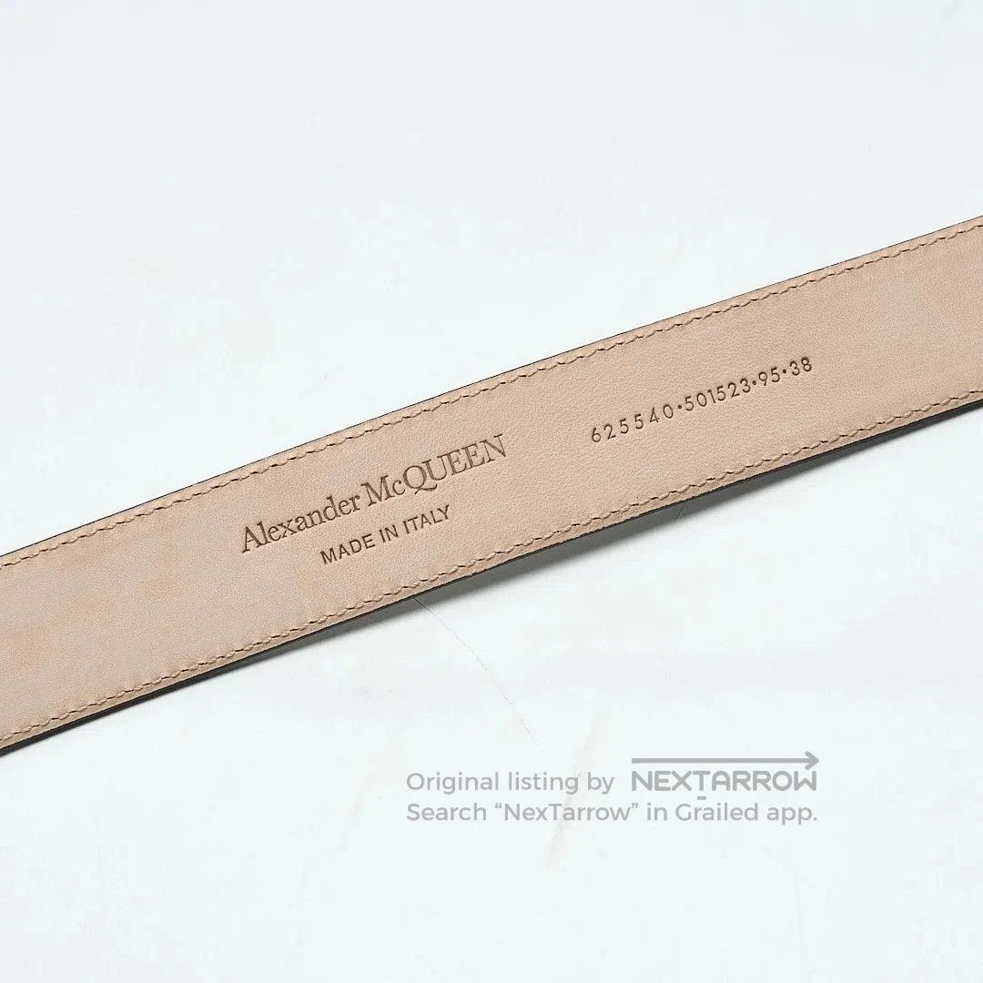 Alexander McQueen Alexander McQueen Men's Logo Belt. Size ONE SIZE - 4 Thumbnail