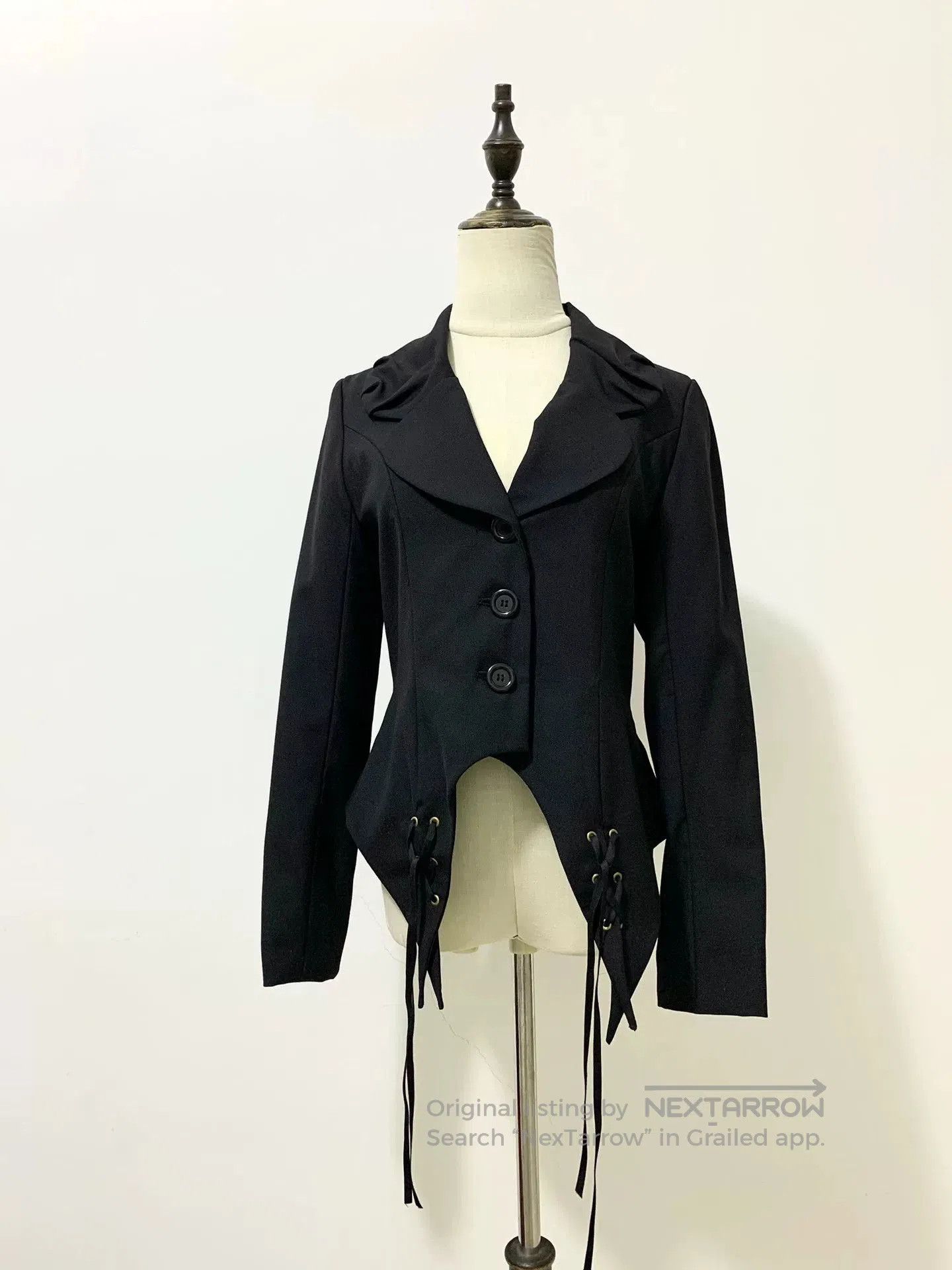Vivienne Westwood black heart collar blazer jacket. Size M / US 6-8 / IT 42-44 - 2 Thumbnail