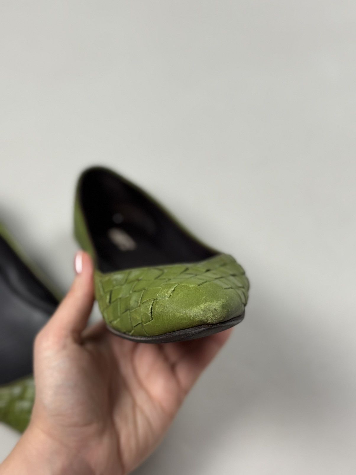 Bottega Veneta Bottega Veneta Intrecciato Knitted Leather Ballets Flats Size US 8 / IT 38 - 19 Thumbnail
