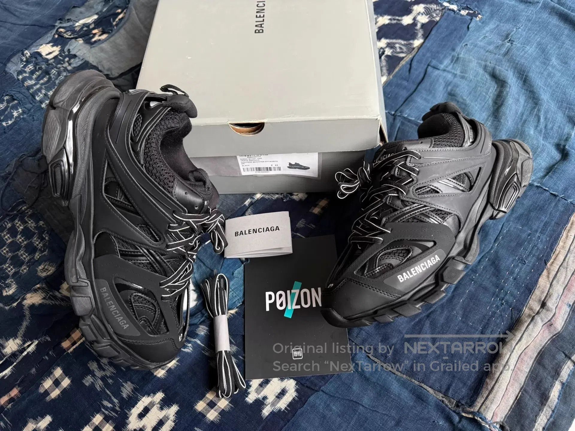 Balenciaga Black Hitop Sneakers Size 9. Size US 9 / EU 42 - 1 Thumbnail