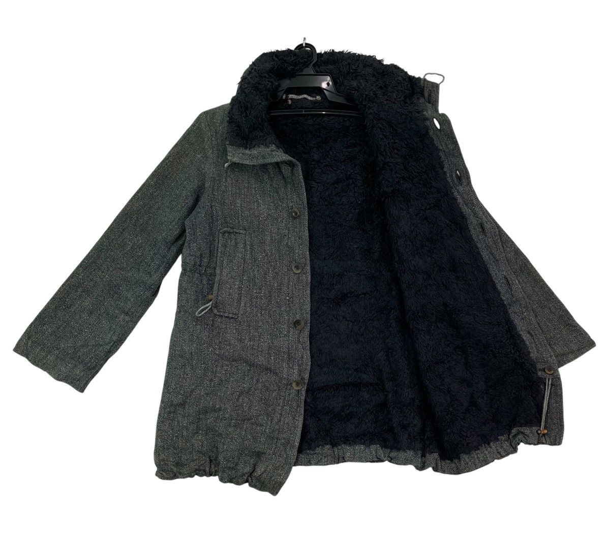 45rpm Rare 45rpm indigo dyed sherpa lined trench jacket Size US M / EU 48-50 / 2 - 1 Thumbnail