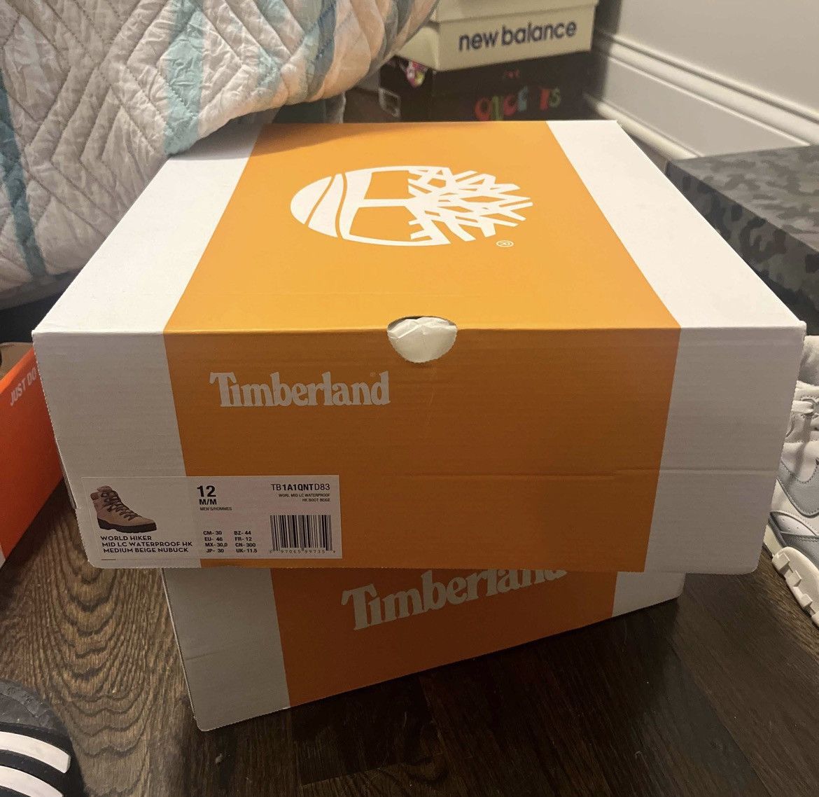 Timberland Timberland World Hiker Mid Waterproof Boot 'Beige' Size US 12 / EU 45 - 8 Thumbnail