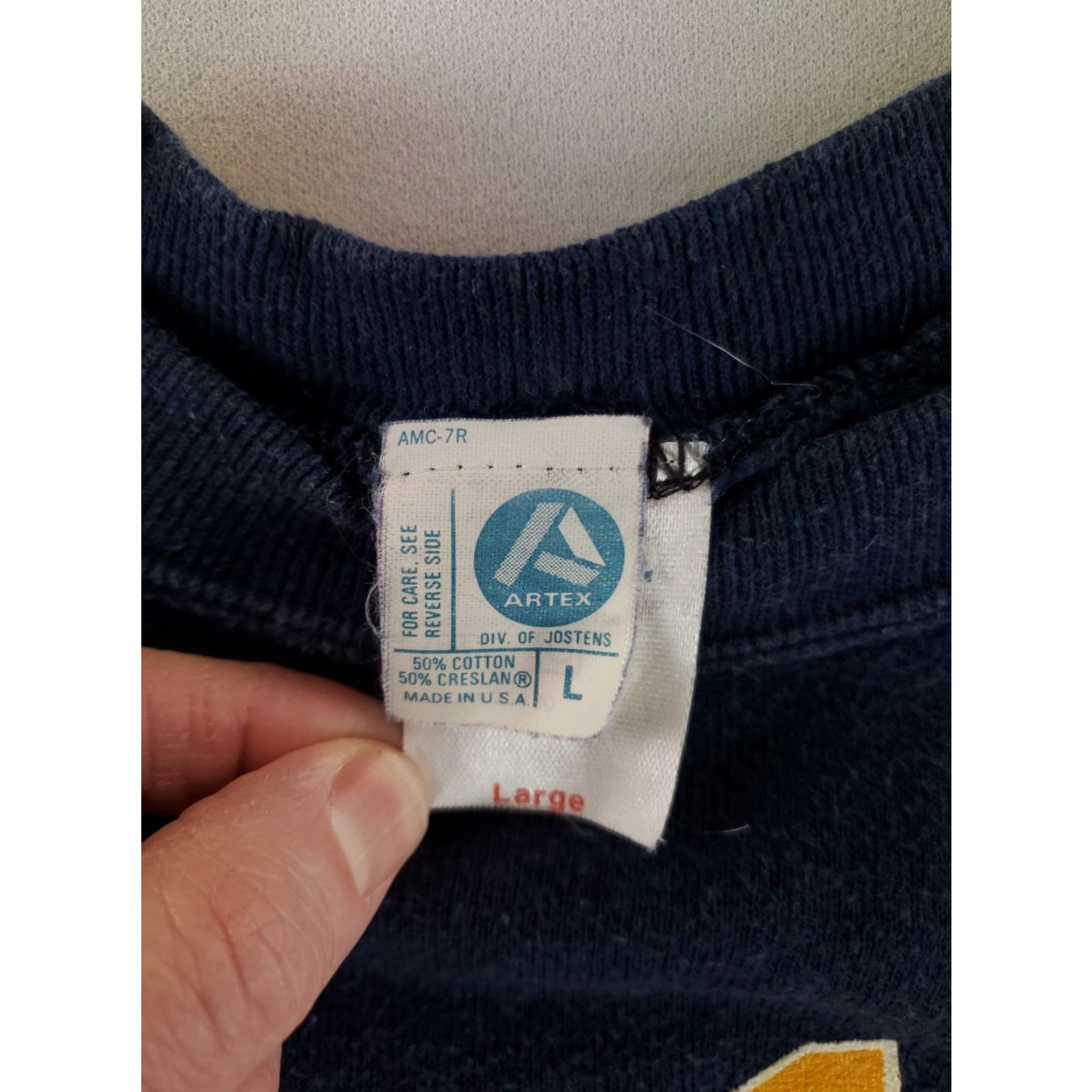 Vintage VINTAGE Kansas City Royals Sweatshirt 80s 1985 World Series Blue Mens L Shrunk Shirt Size US M / EU 48-50 / 2 - 3 Thumbnail