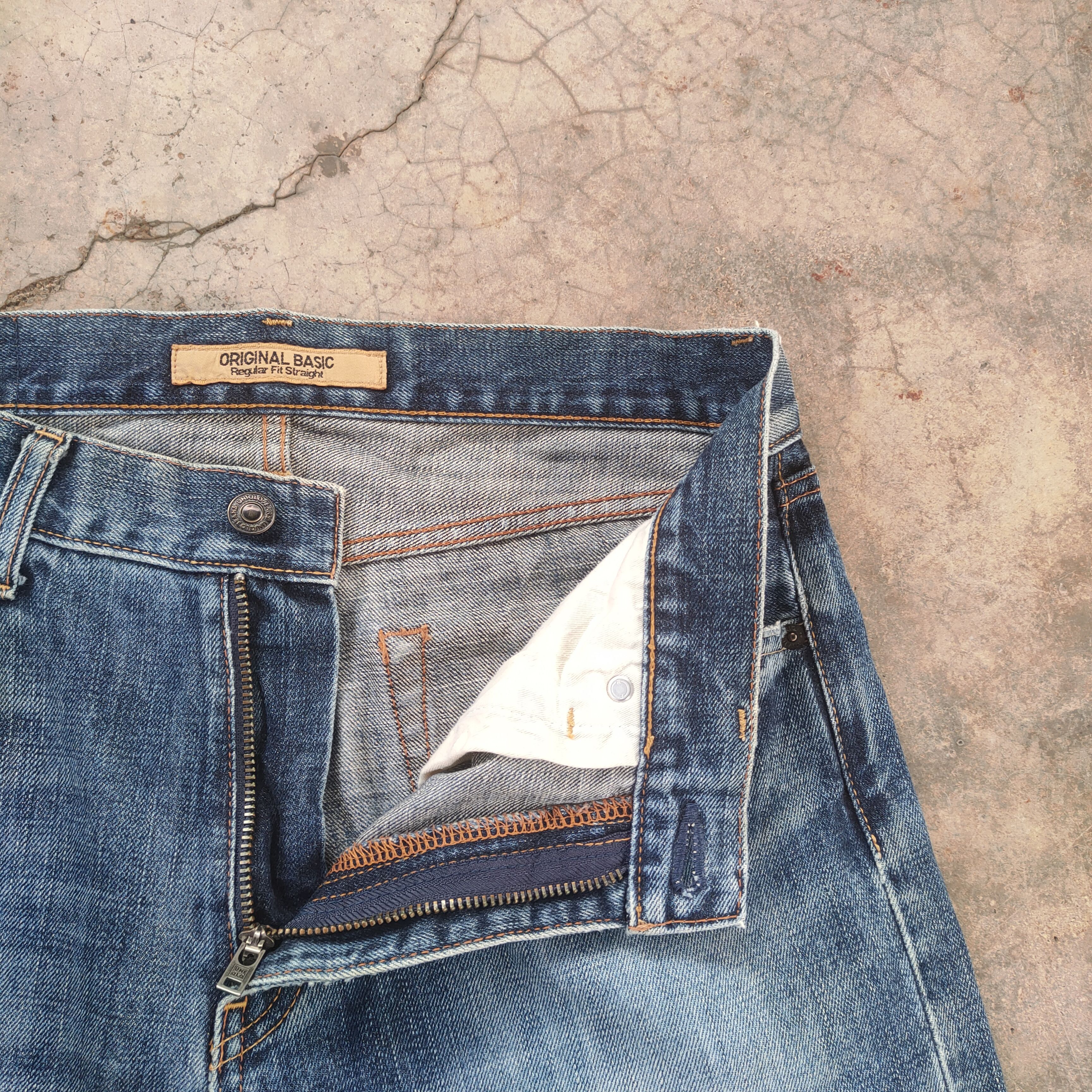 Japanese Brand # Japanese vintage faded distressed jeans denim pants Size US 30 / EU 46 - 8 Thumbnail