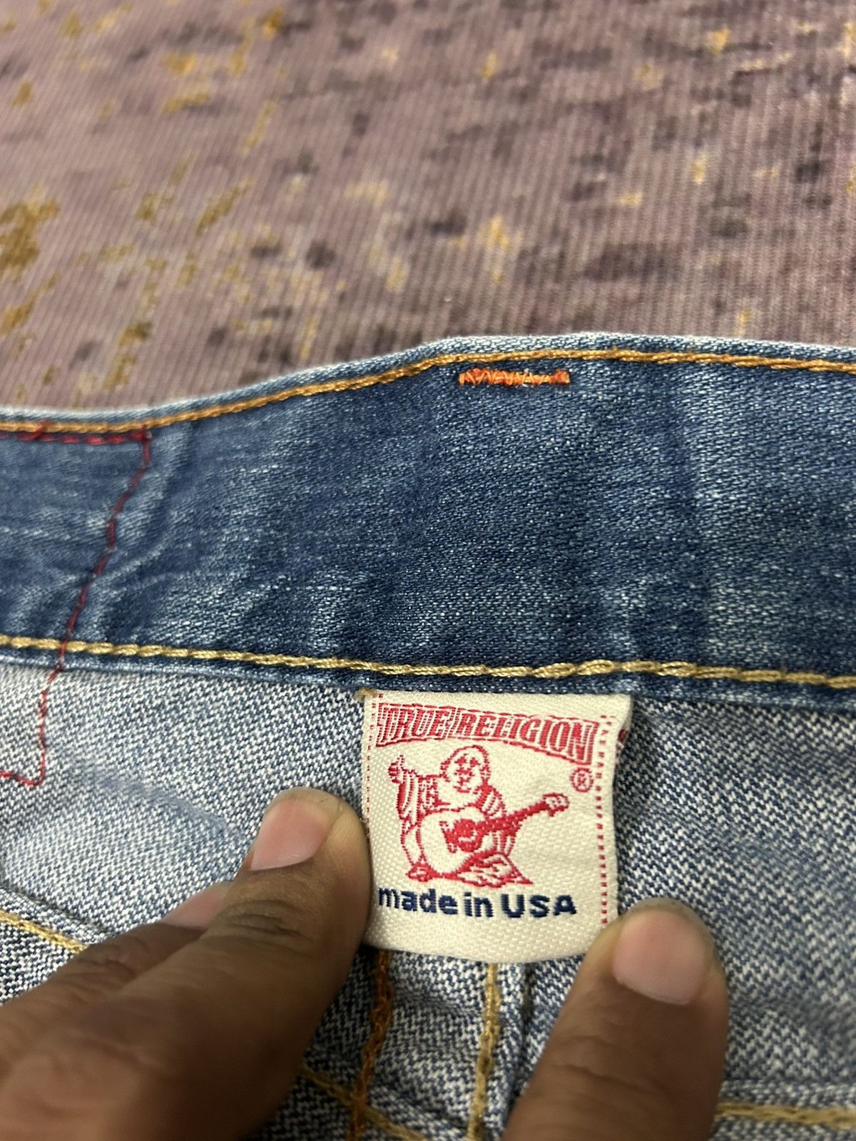 True Religion Vintage True Religion Distressed Flare Jeans Size US 31 - 17 Thumbnail