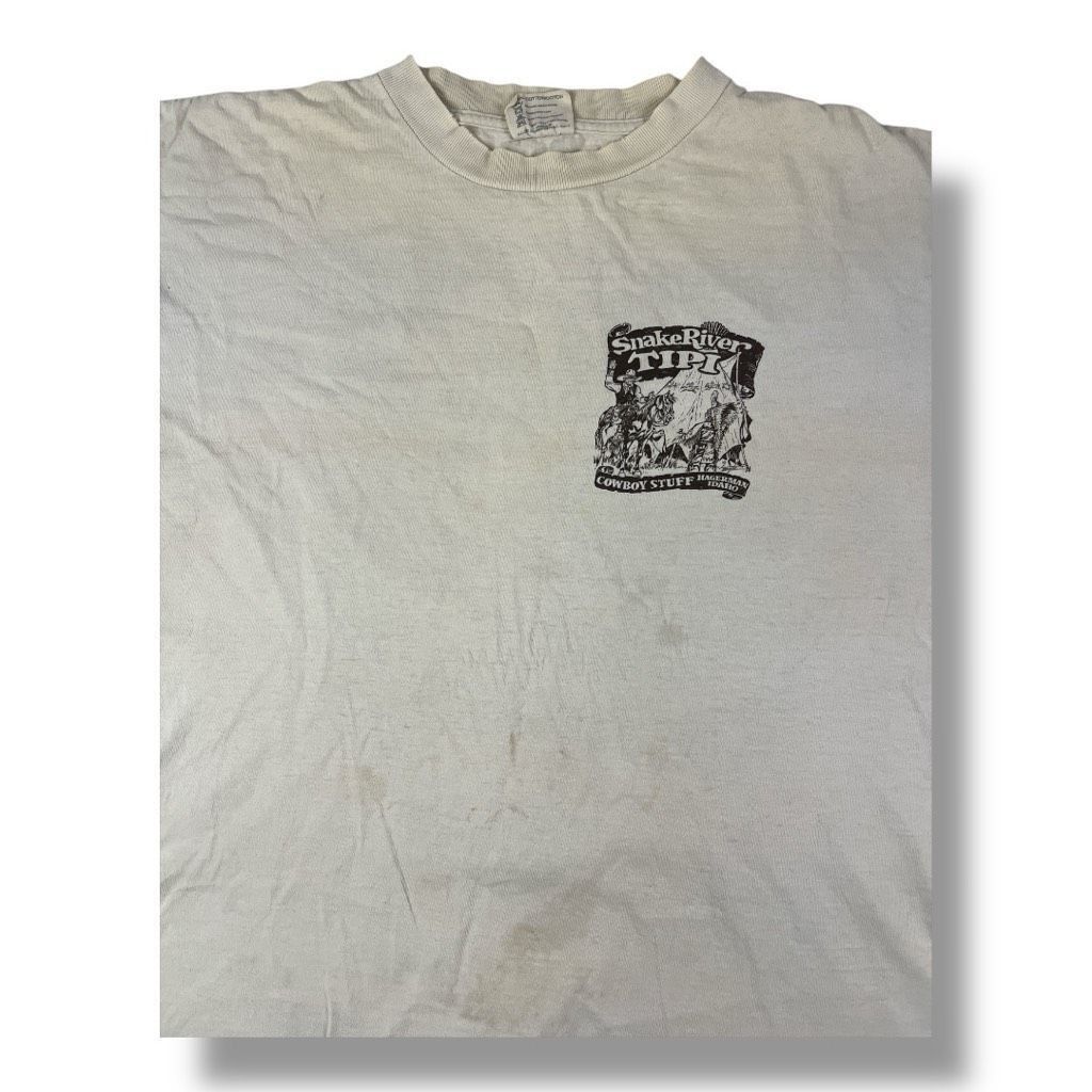 Other Vintage Oneita Cowboy Stuff Hagerman Idaho Western Single St Size US XL / EU 56 / 4 - 3 Thumbnail