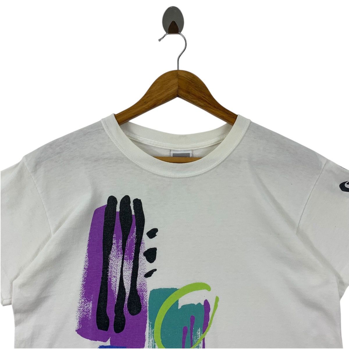 Nike × Vintage Vintage NIKE grey tag challange court tee Size US S / EU 44-46 / 1 - 2 Thumbnail