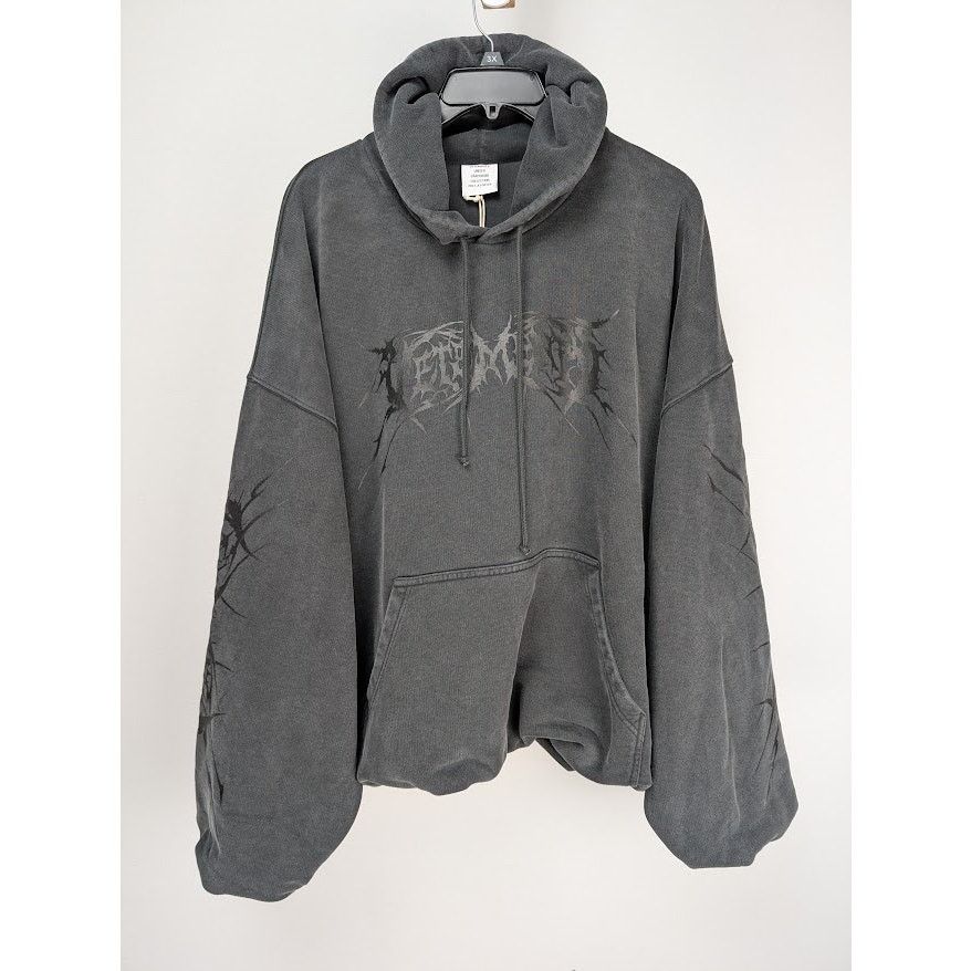 Vetements o1rshd1 Unisex Hoodie in Black Size US L / EU 52-54 / 3 - 2 Thumbnail