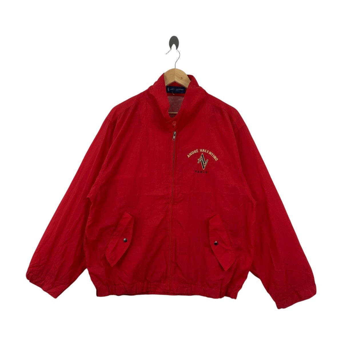 Vintage Vintage ANDRE VALENTINO PARIS Collection Red Jacket Size M / US 6-8 / IT 42-44 - 1 Thumbnail